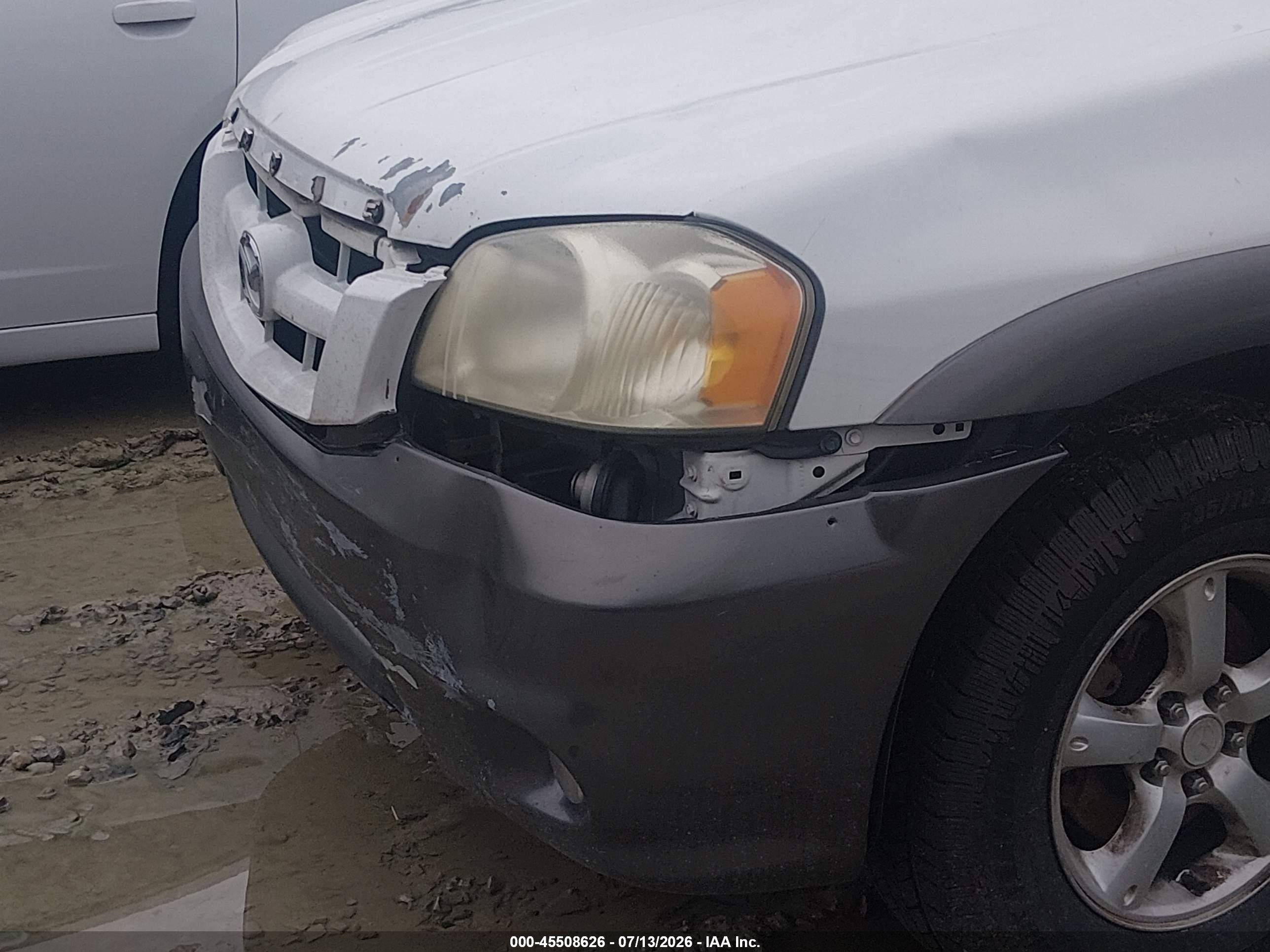 2005 Mazda Tribute S Белый vin: 4F2YZ06175KM36526