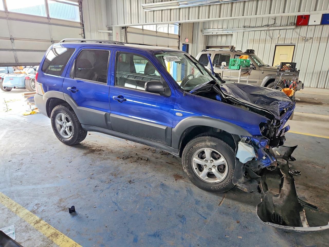 2006 Mazda Tribute I Blue vin: 4F2YZ92Z56KM26238