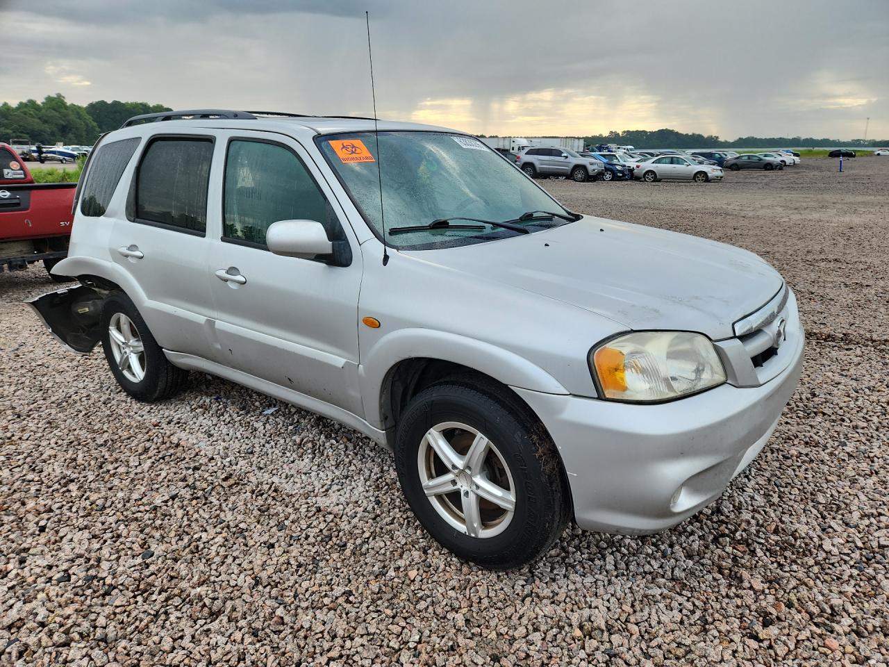 2005 Mazda Tribute S Серебряный vin: 4F2YZ94115KM17204