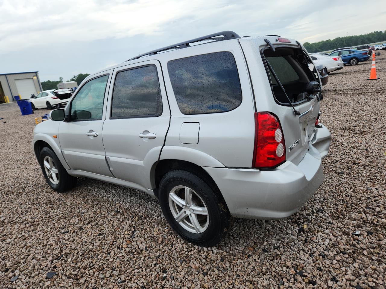 2005 Mazda Tribute S Серебряный vin: 4F2YZ94115KM17204