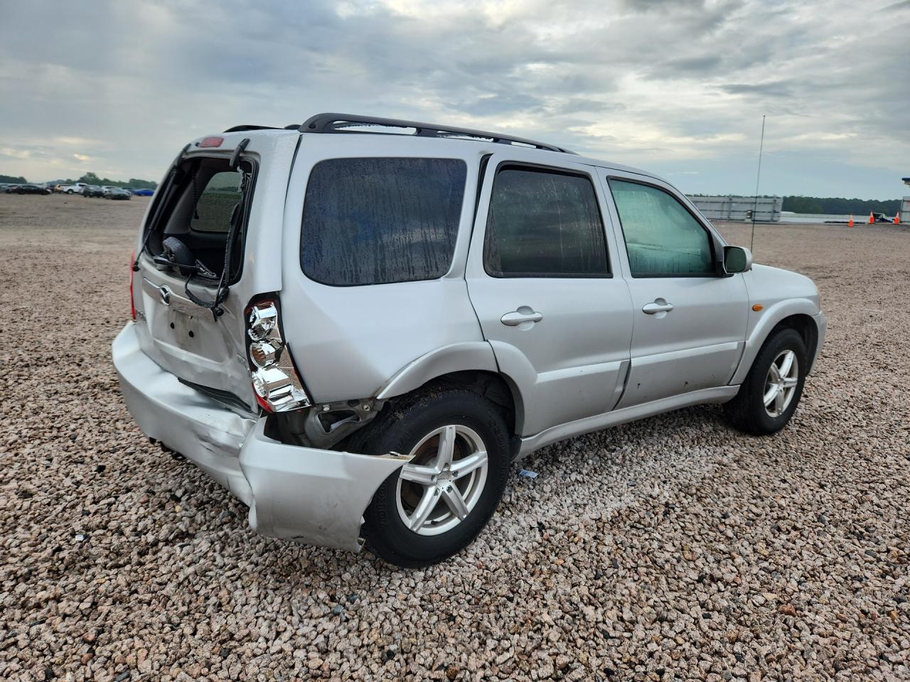 2005 Mazda Tribute S Серебряный vin: 4F2YZ94115KM17204