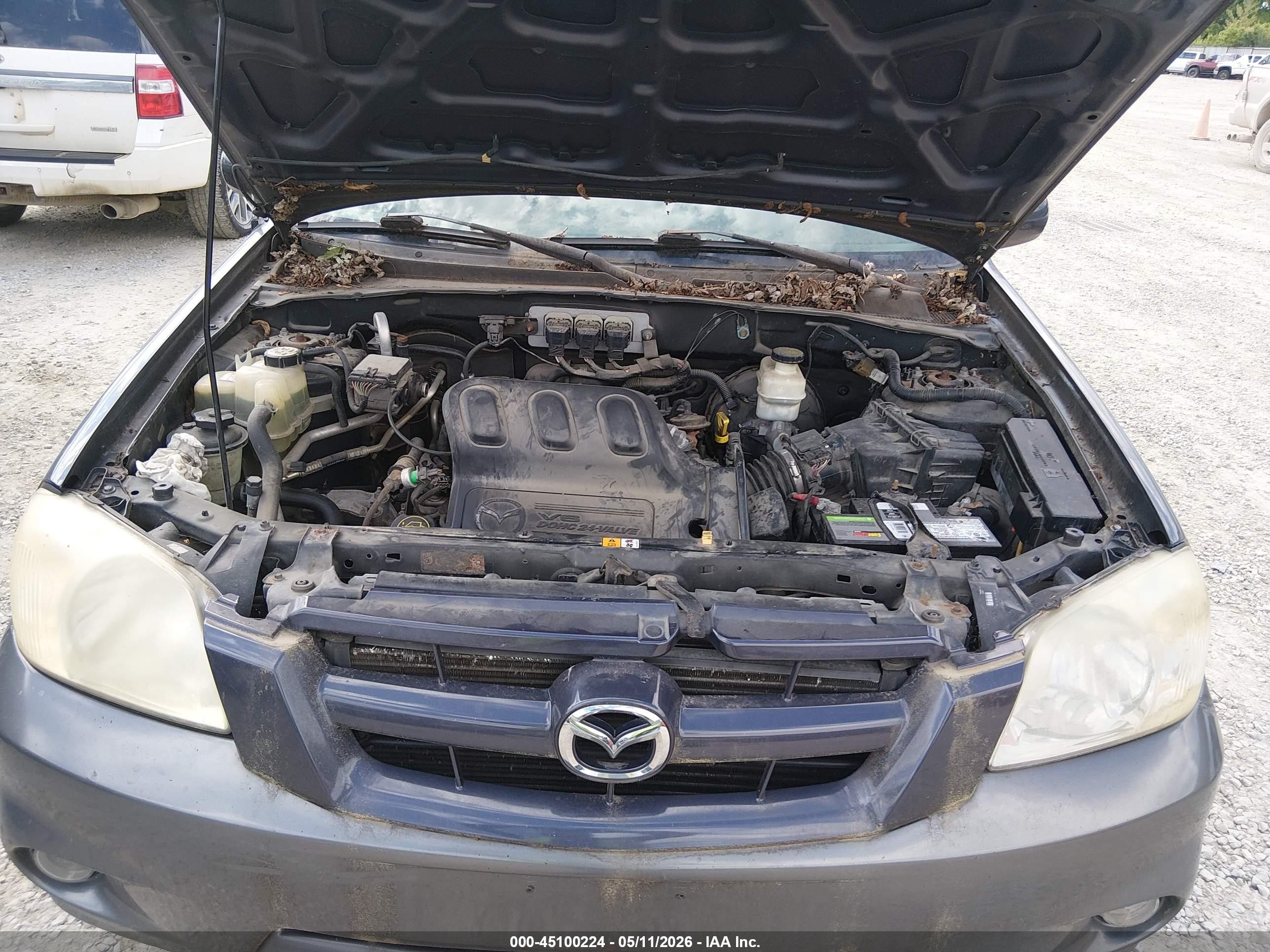 2006 Mazda Tribute S Gray vin: 4F2YZ94116KM05538