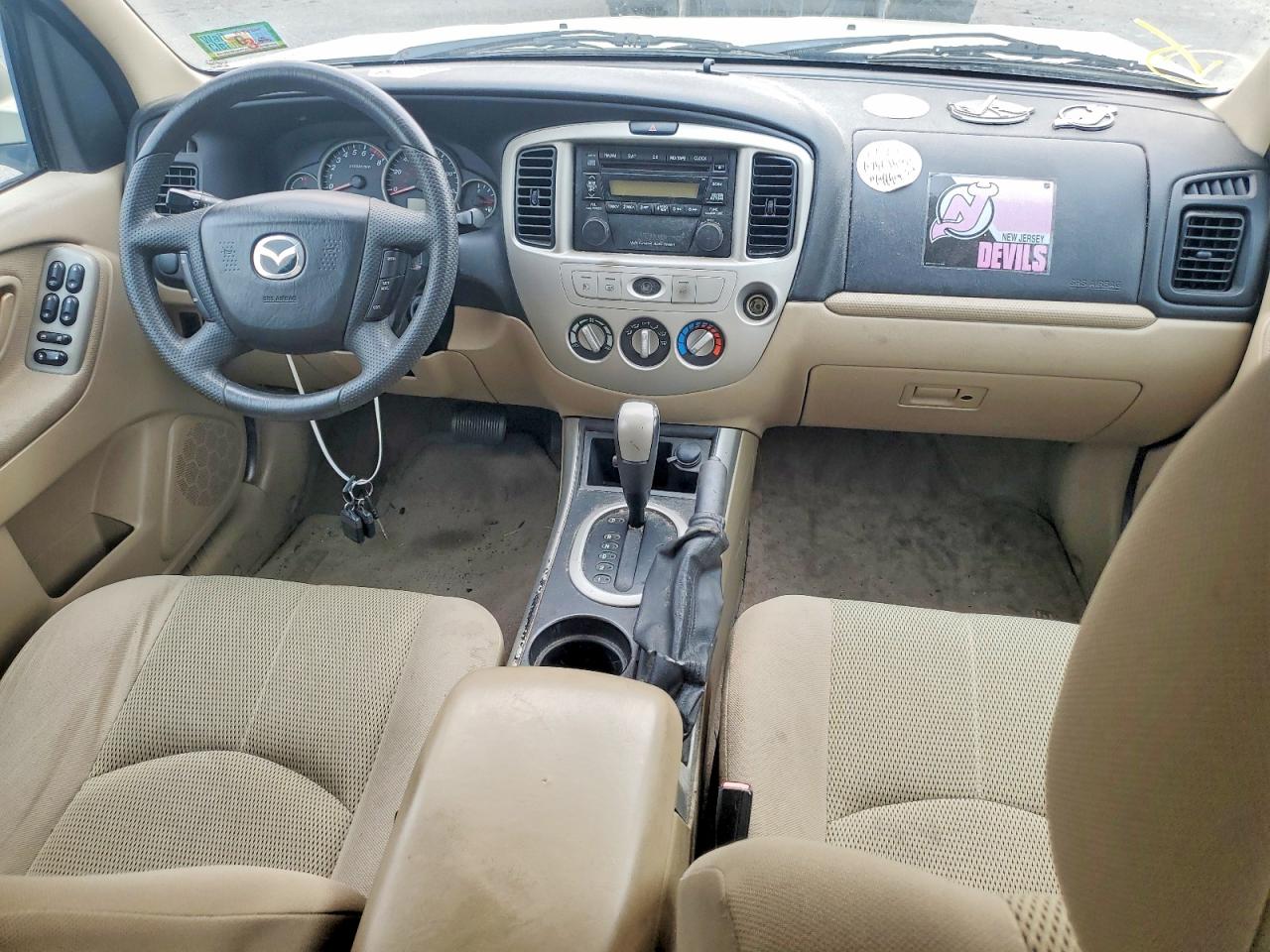 2006 Mazda Tribute S Beige vin: 4F2YZ94116KM11436