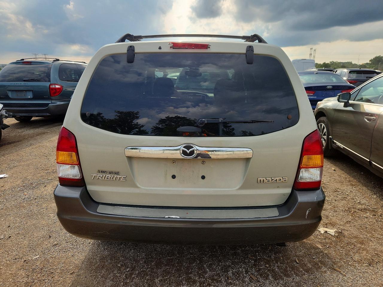 2004 Mazda Tribute Lx Cream vin: 4F2YZ94124KM21972