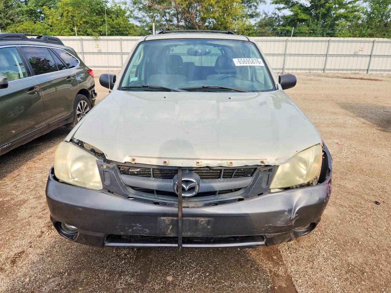 2004 Mazda Tribute Lx Cream vin: 4F2YZ94124KM21972