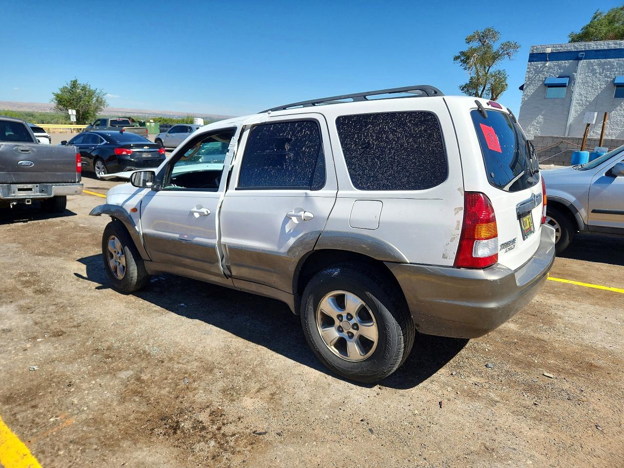 2003 Mazda Tribute Lx White vin: 4F2YZ94133KM11076