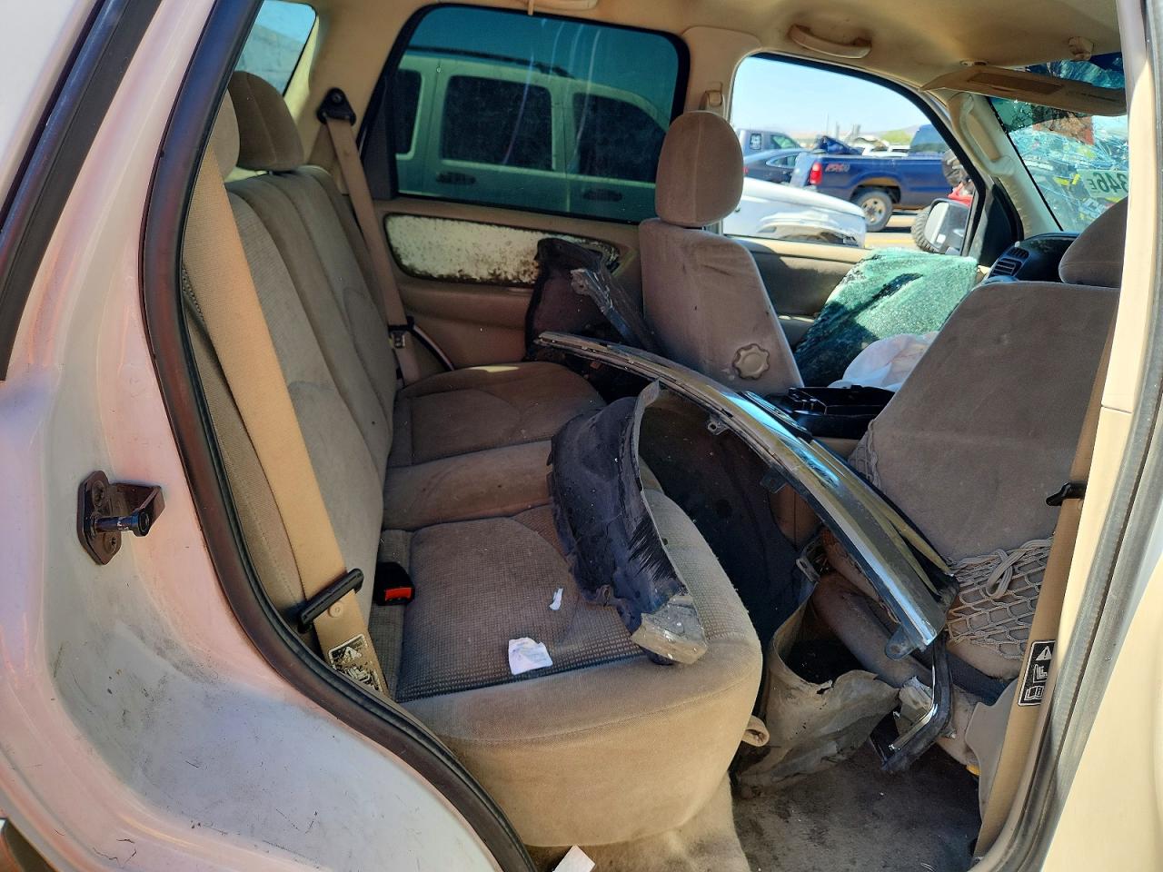 2003 Mazda Tribute Lx White vin: 4F2YZ94133KM11076