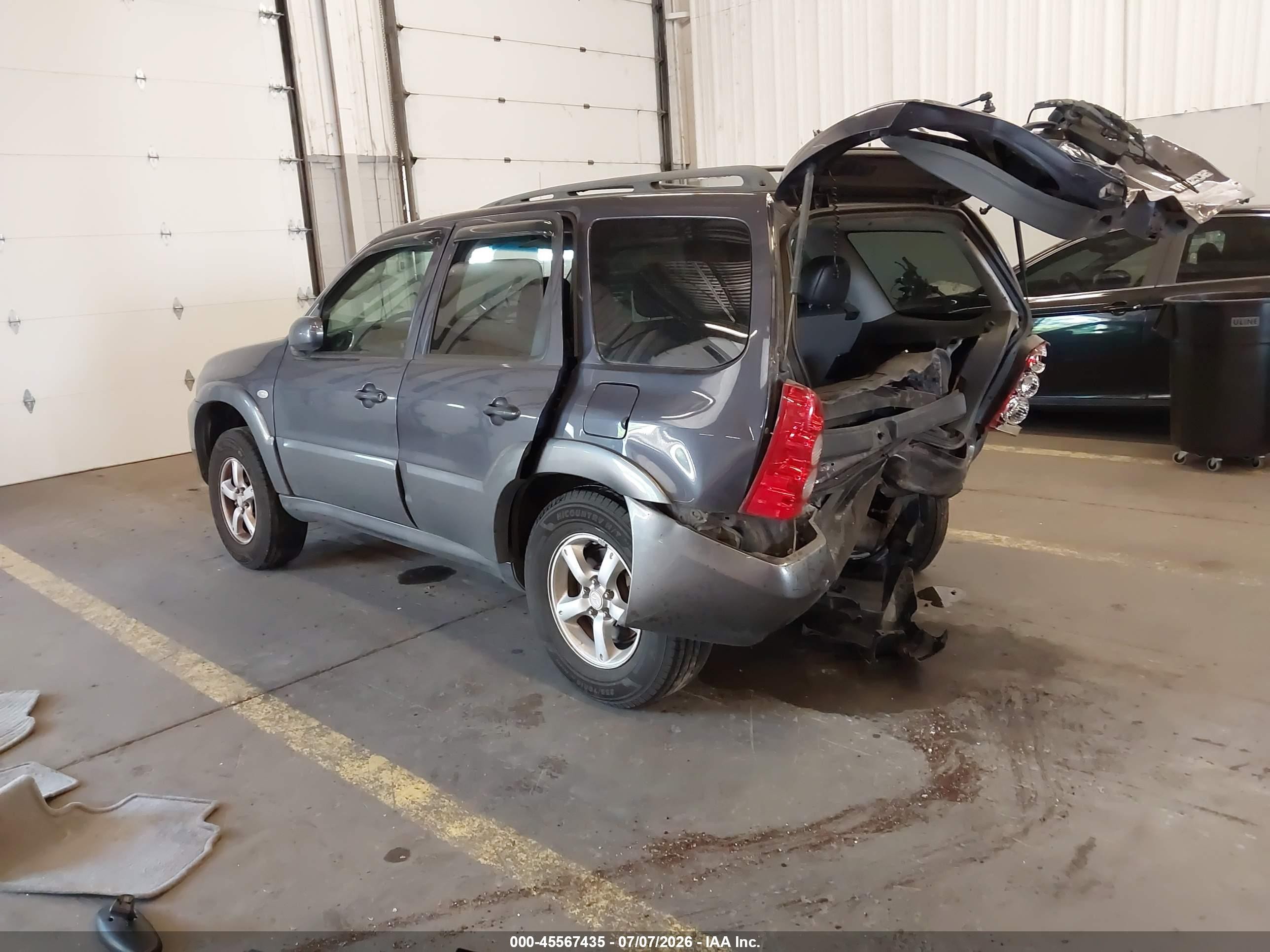 2006 Mazda Tribute S Gray vin: 4F2YZ94136KM16444