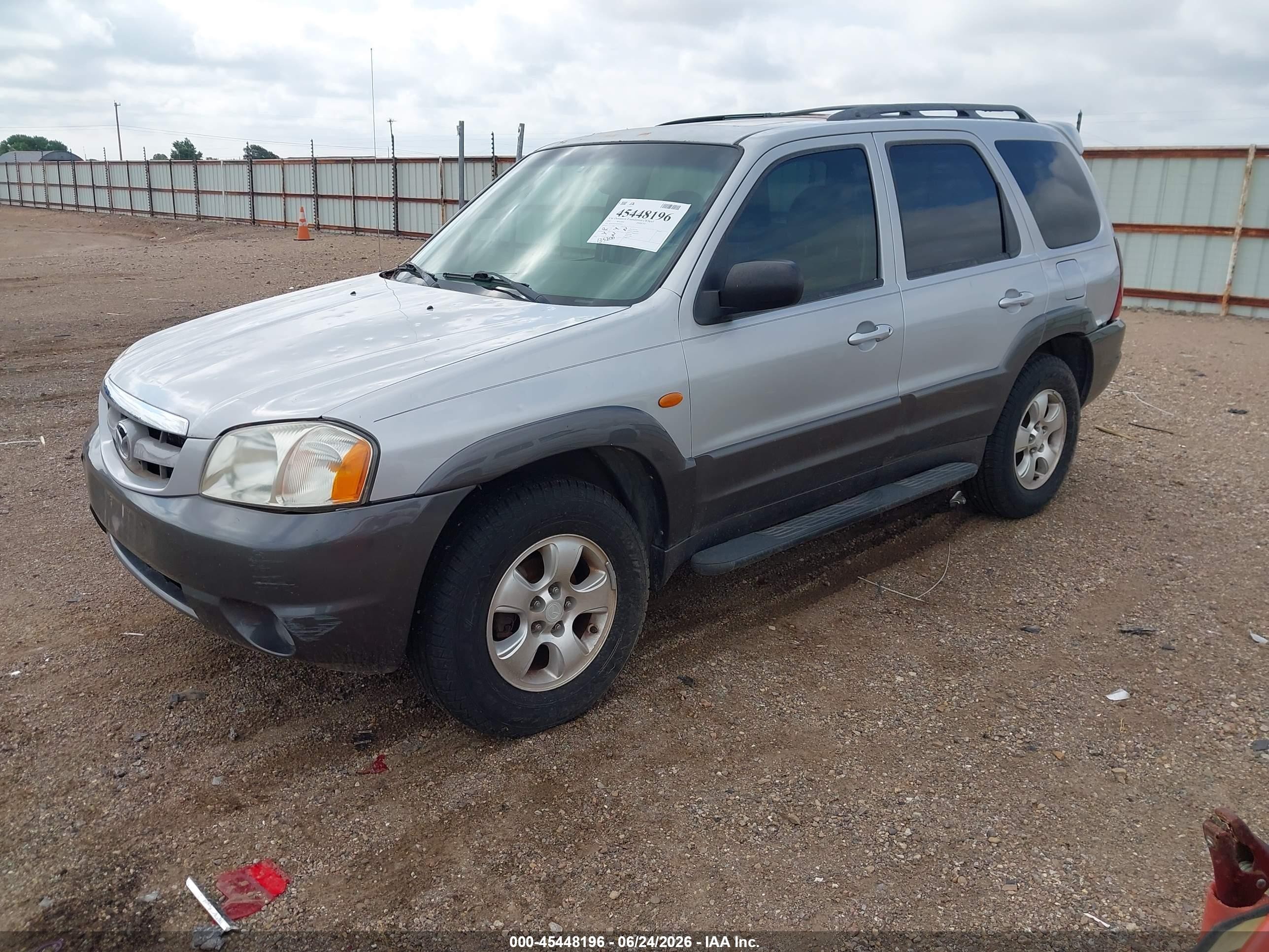 2003 Mazda Tribute Lx V6 Silver vin: 4F2YZ94143KM10941