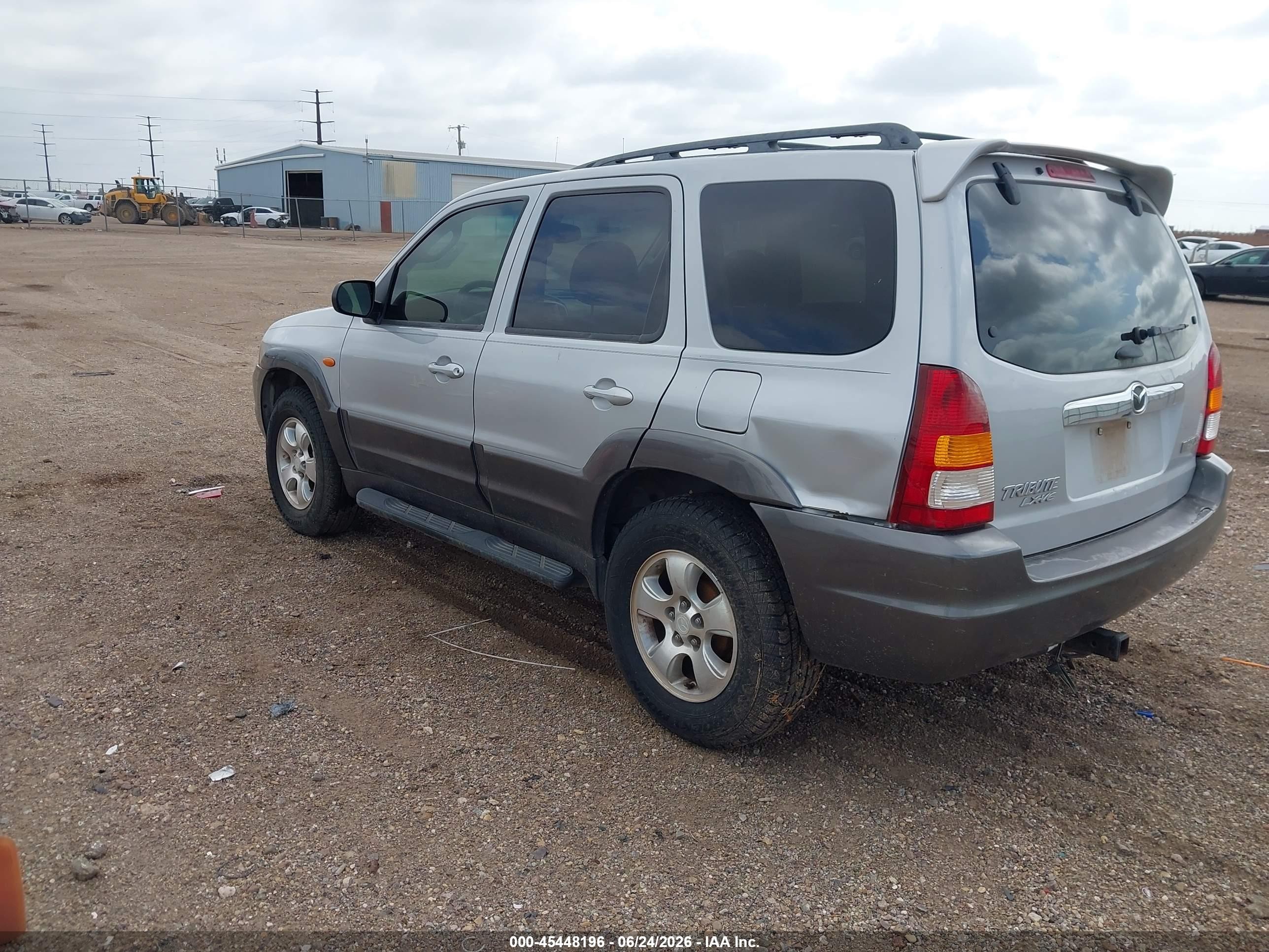 2003 Mazda Tribute Lx V6 Silver vin: 4F2YZ94143KM10941