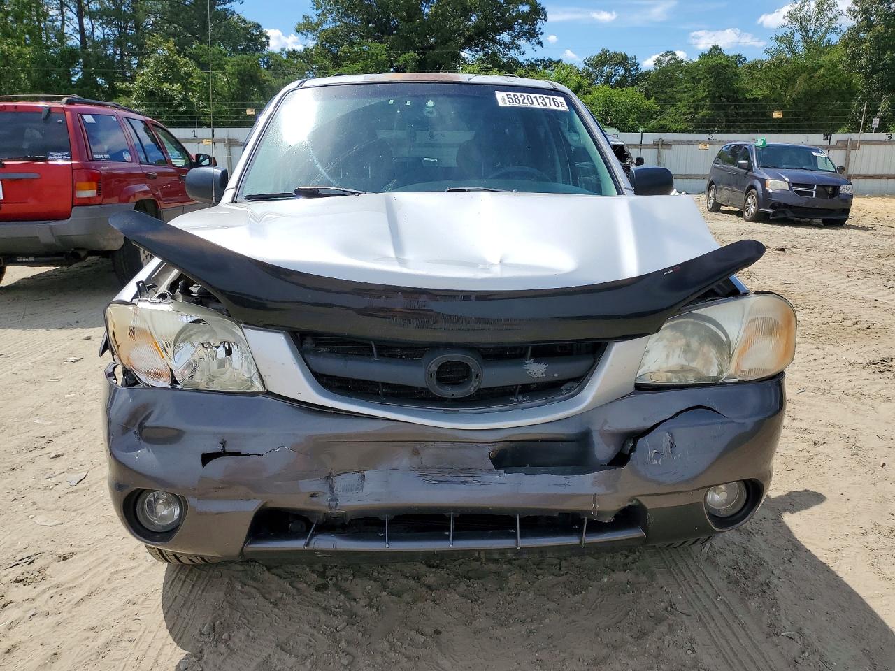 2003 Mazda Tribute Lx Silver vin: 4F2YZ94143KM11202