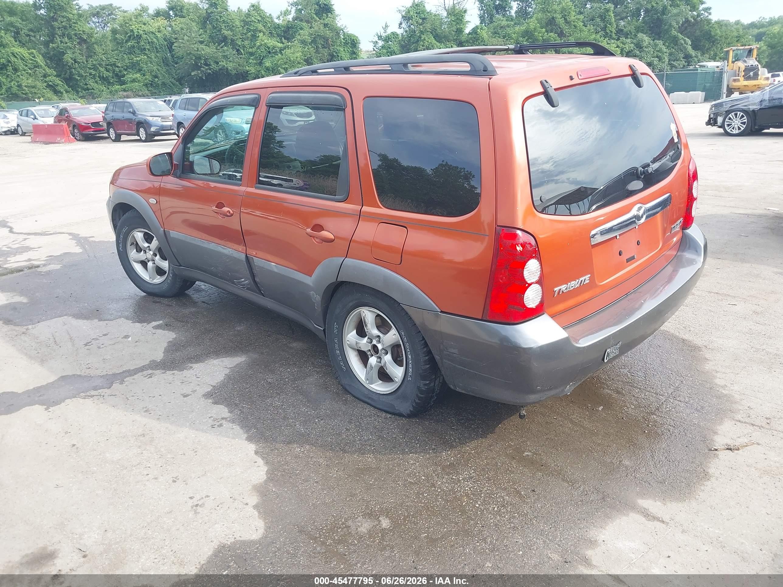 2005 Mazda Tribute S Orange vin: 4F2YZ94155KM34877