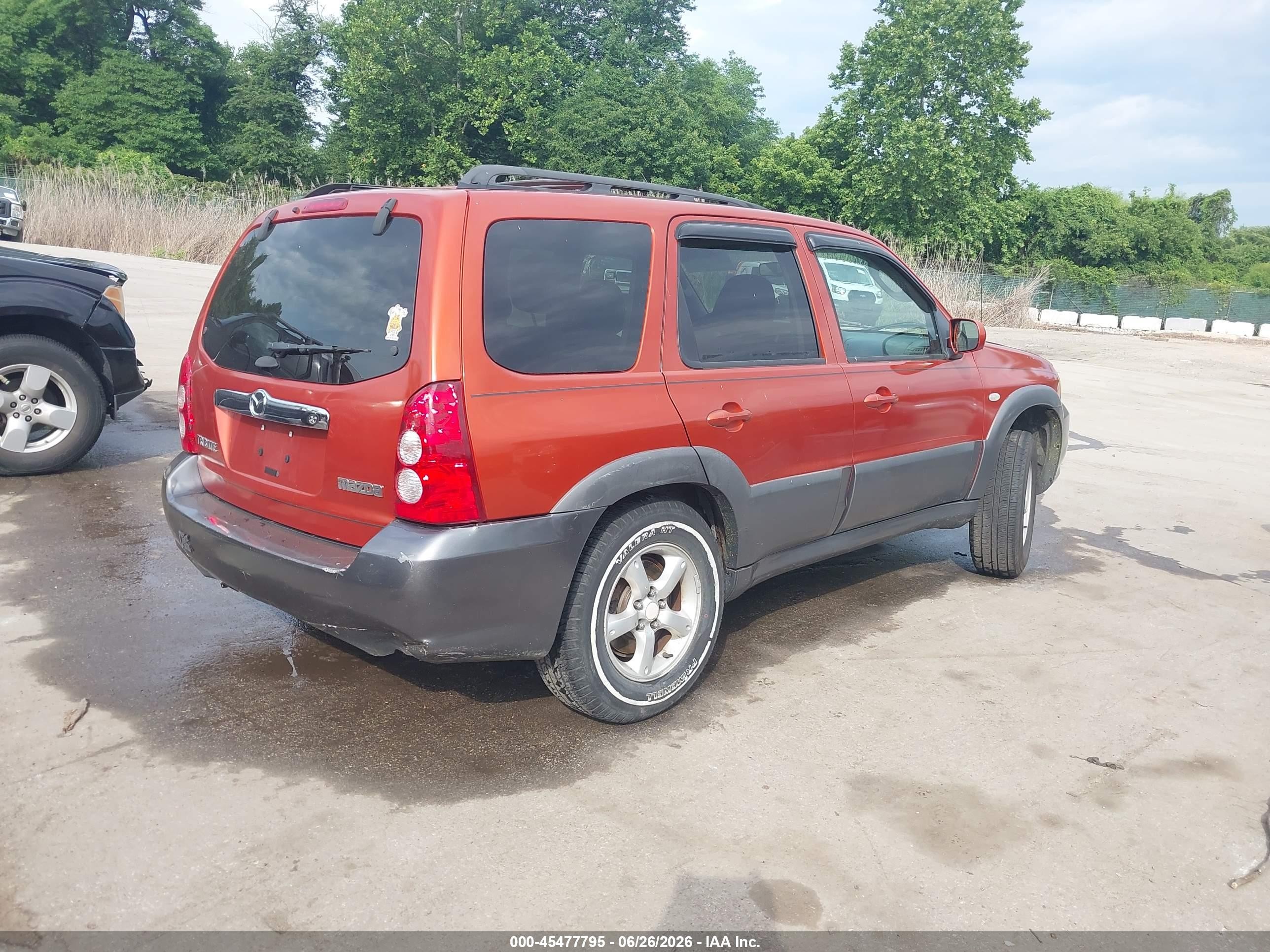 2005 Mazda Tribute S Orange vin: 4F2YZ94155KM34877