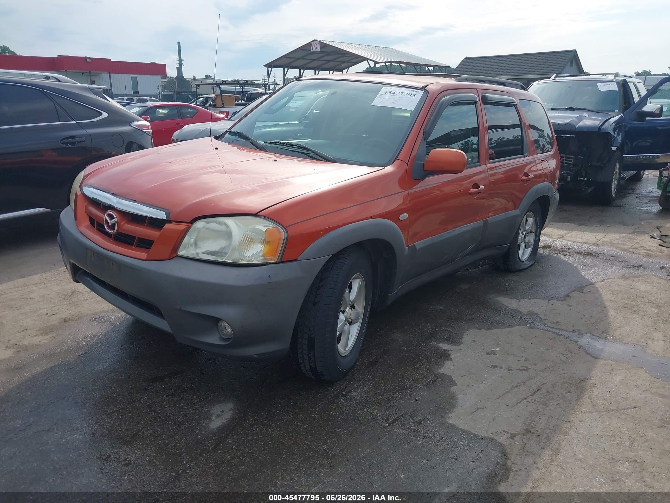 2005 Mazda Tribute S Orange vin: 4F2YZ94155KM34877