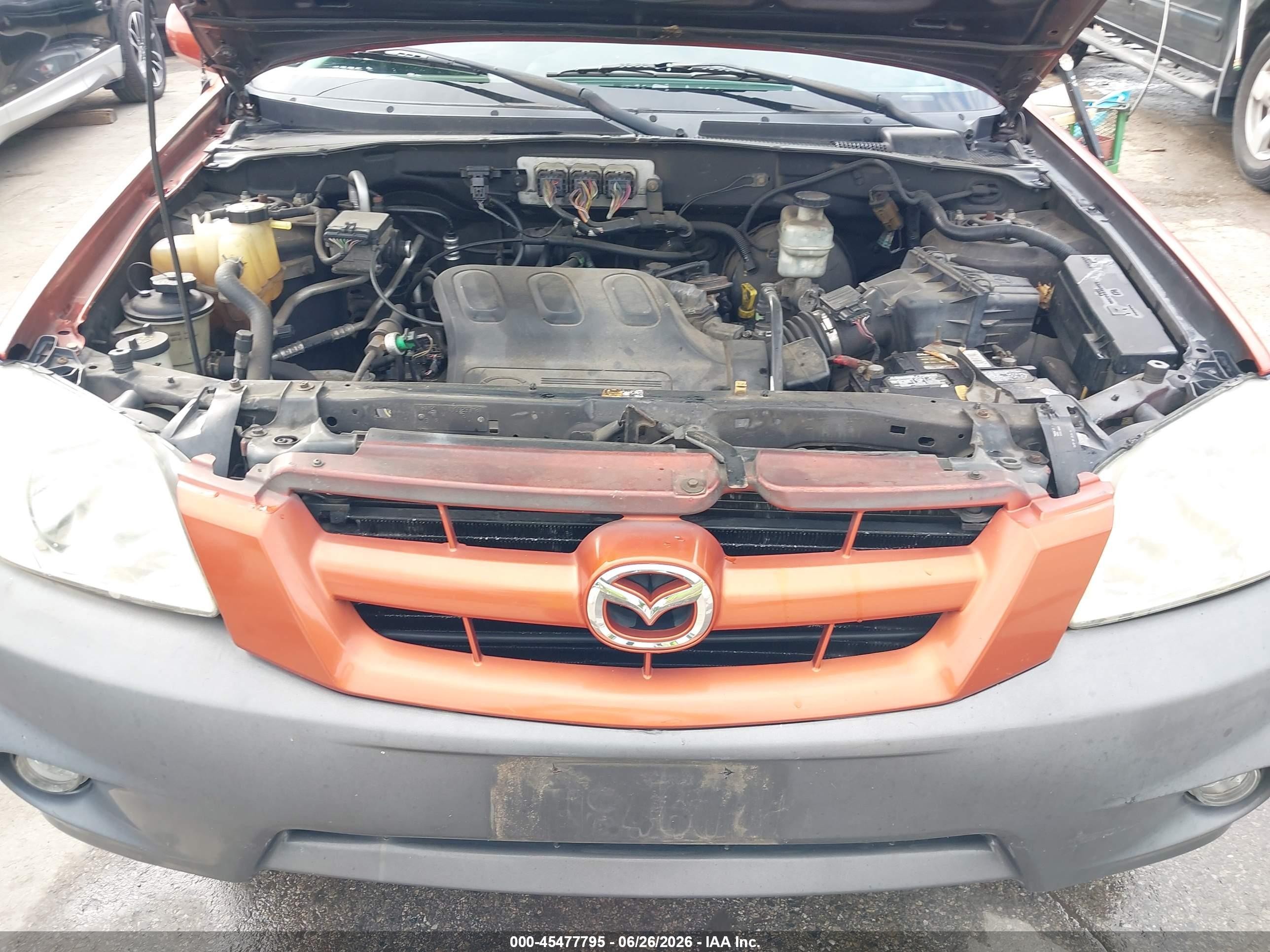 2005 Mazda Tribute S Orange vin: 4F2YZ94155KM34877