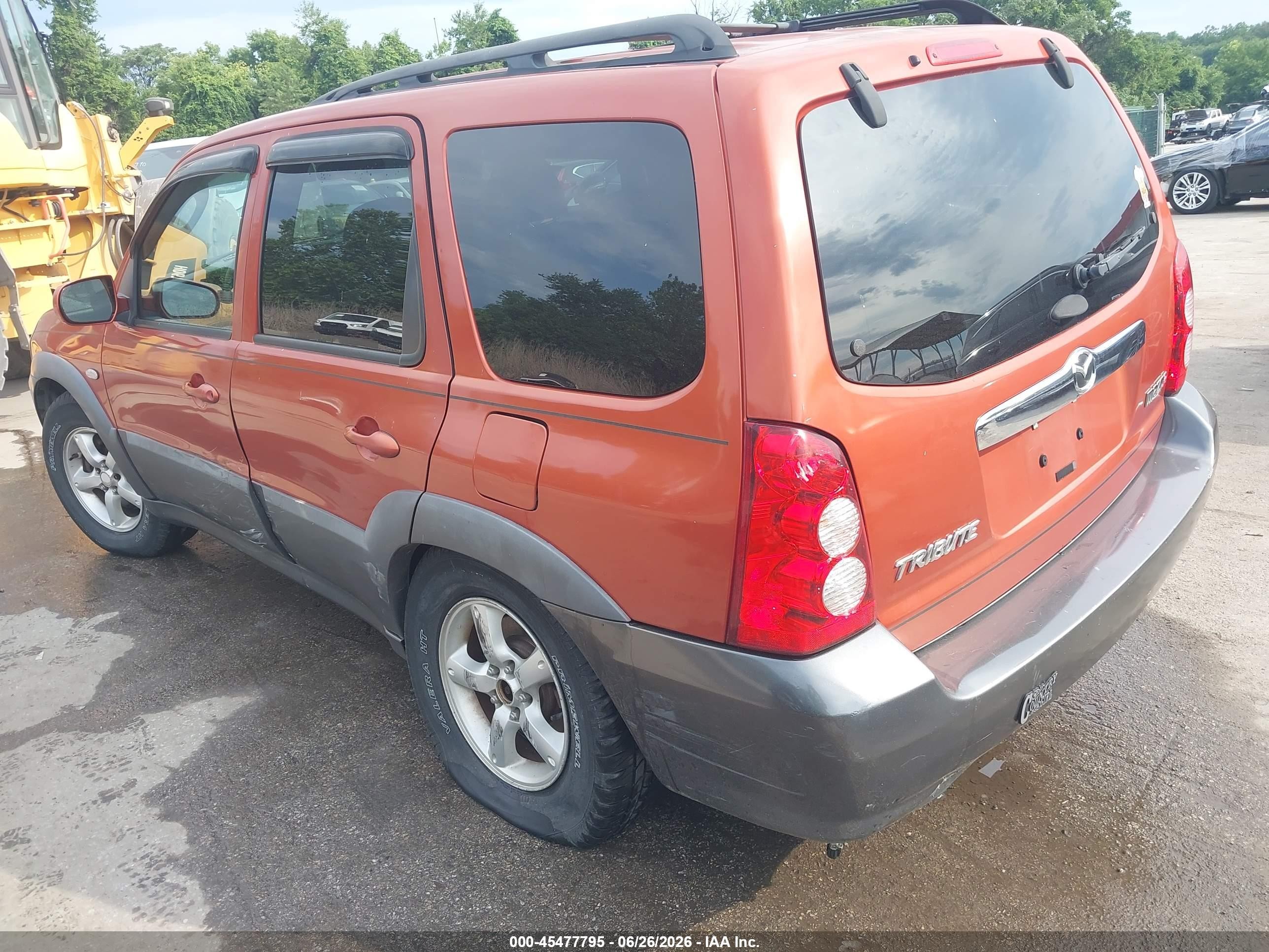 2005 Mazda Tribute S Orange vin: 4F2YZ94155KM34877