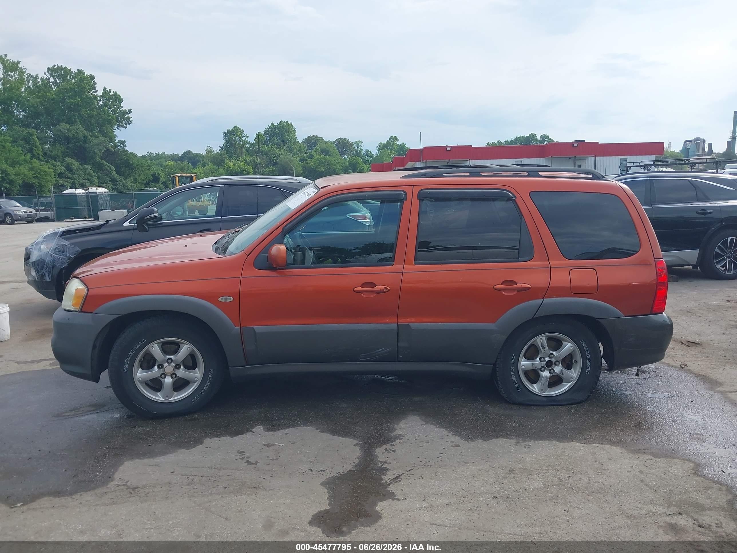 2005 Mazda Tribute S Orange vin: 4F2YZ94155KM34877