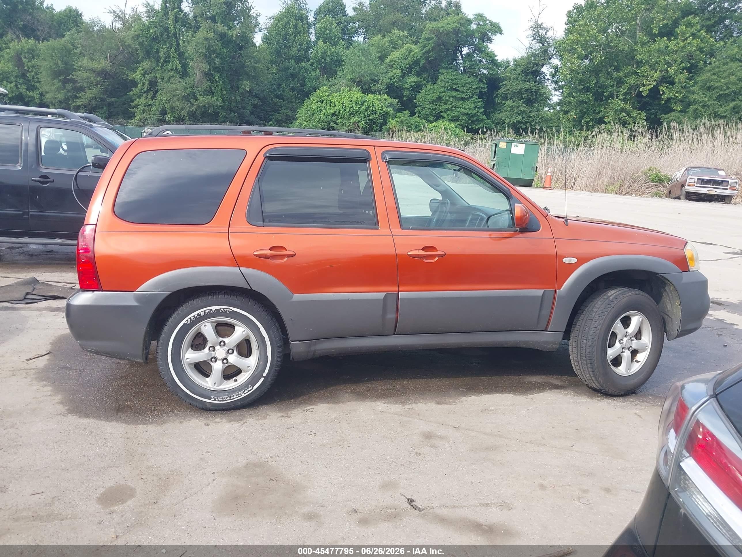2005 Mazda Tribute S Orange vin: 4F2YZ94155KM34877