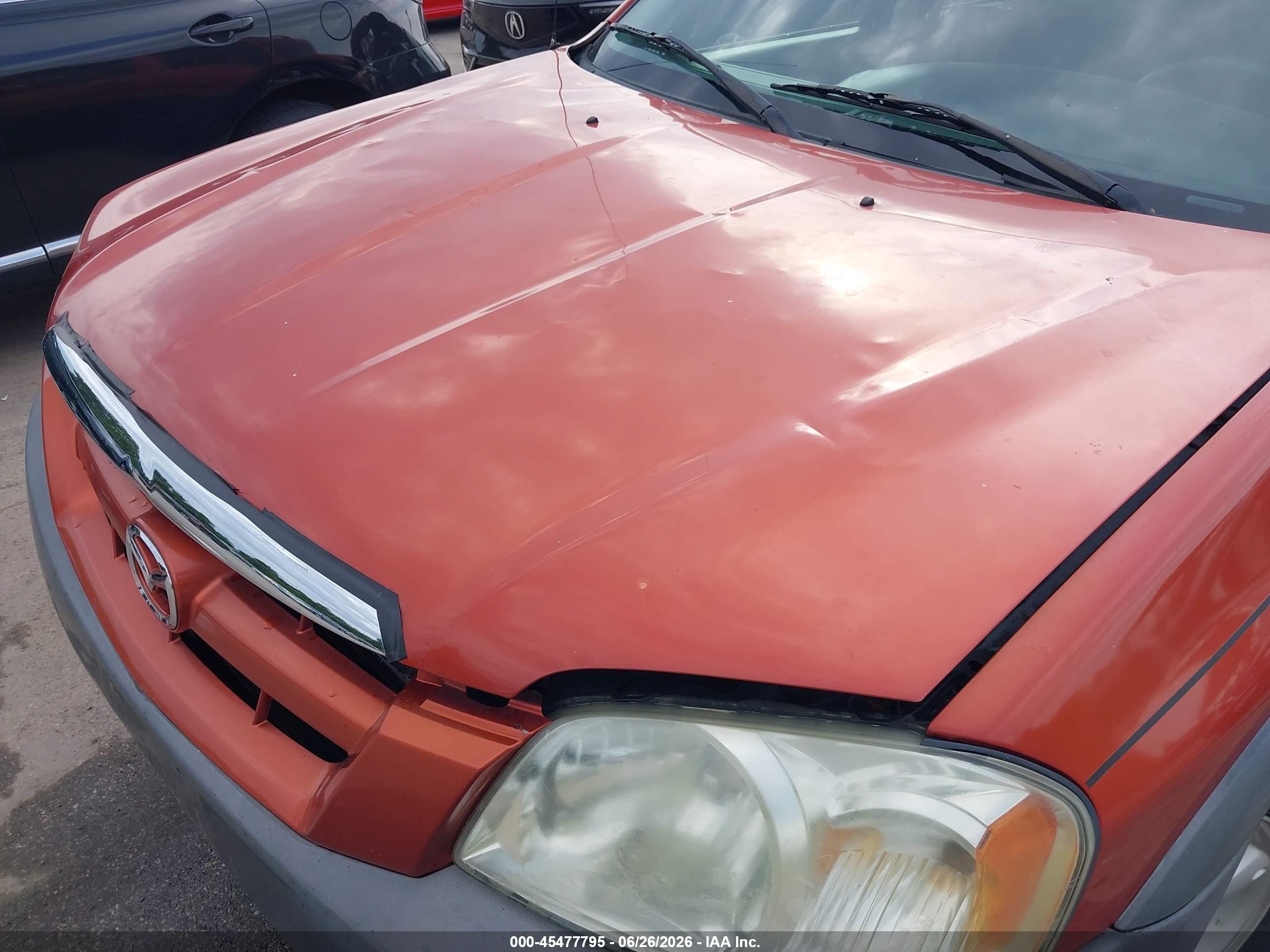 2005 Mazda Tribute S Orange vin: 4F2YZ94155KM34877