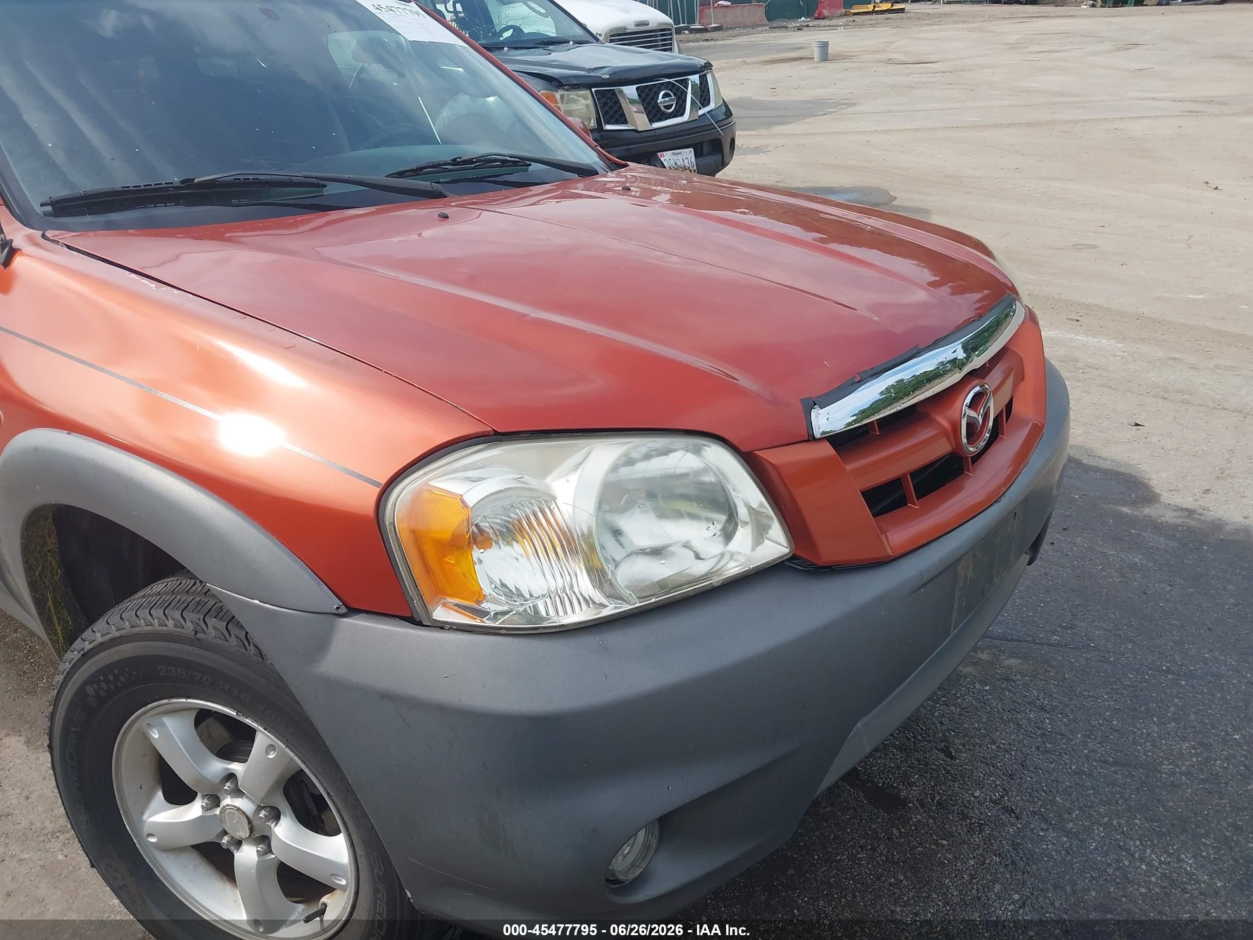 2005 Mazda Tribute S Orange vin: 4F2YZ94155KM34877