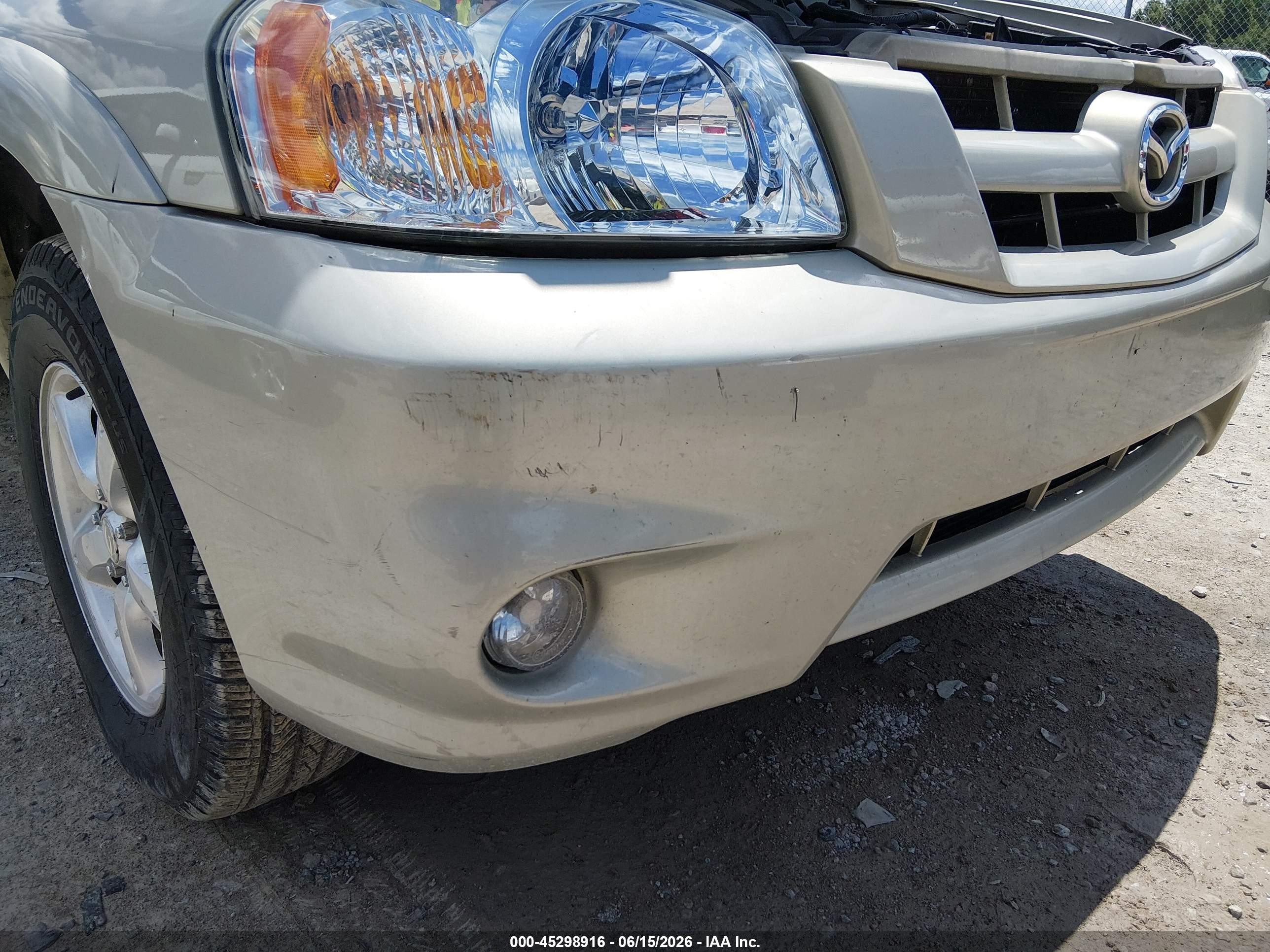 2006 Mazda Tribute S Серебряный vin: 4F2YZ94156KM00021