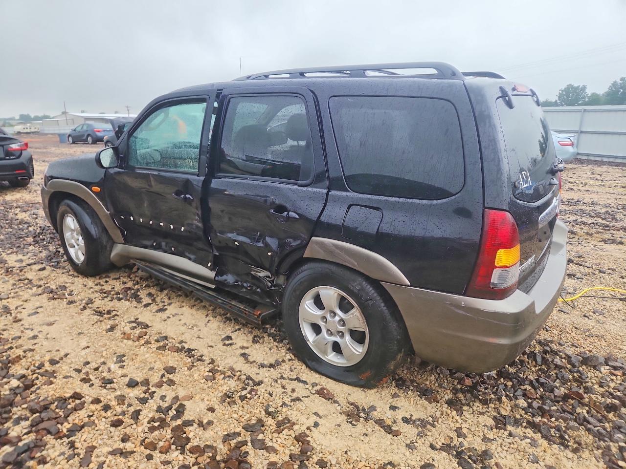 2004 Mazda Tribute Lx Черный vin: 4F2YZ94174KM02589