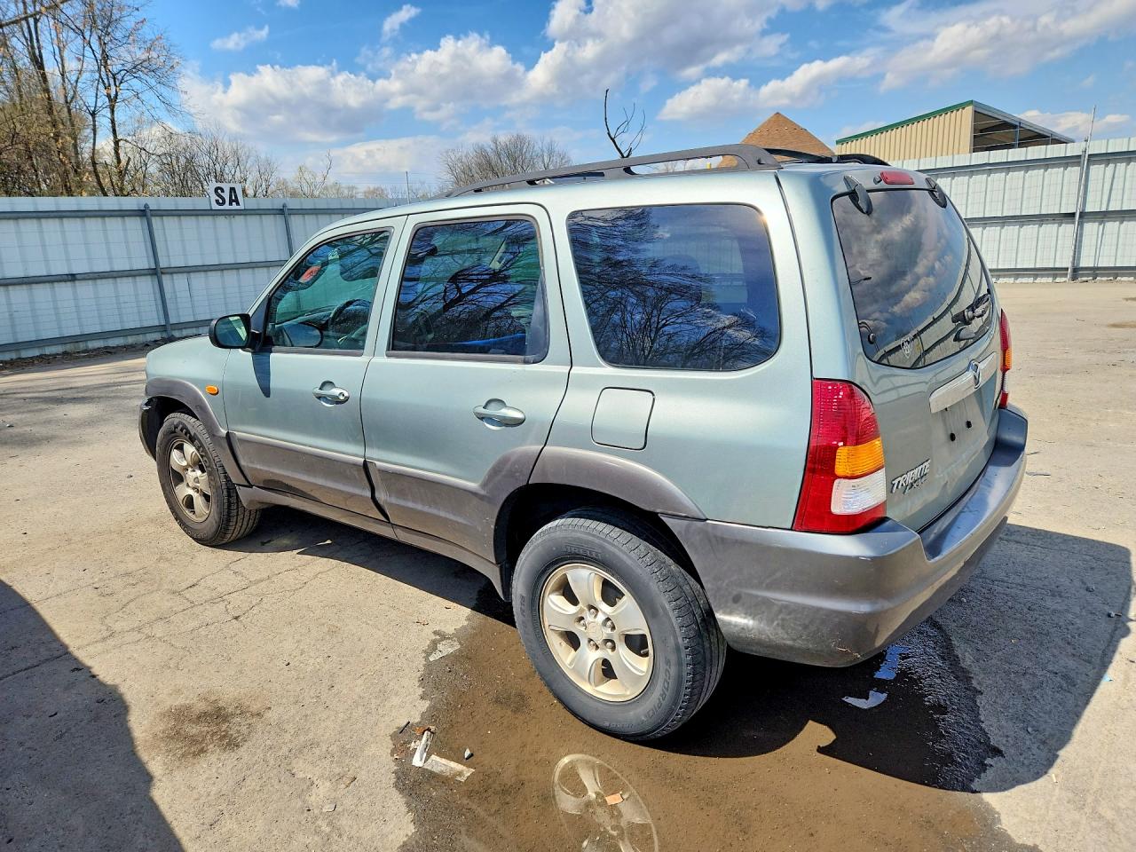 2003 Mazda Tribute Lx Зеленый vin: 4F2YZ94183KM18587