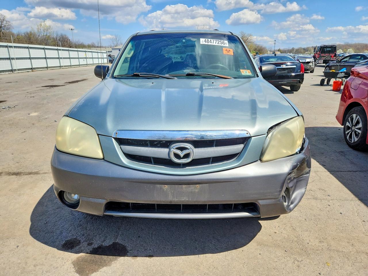 2003 Mazda Tribute Lx Зеленый vin: 4F2YZ94183KM18587