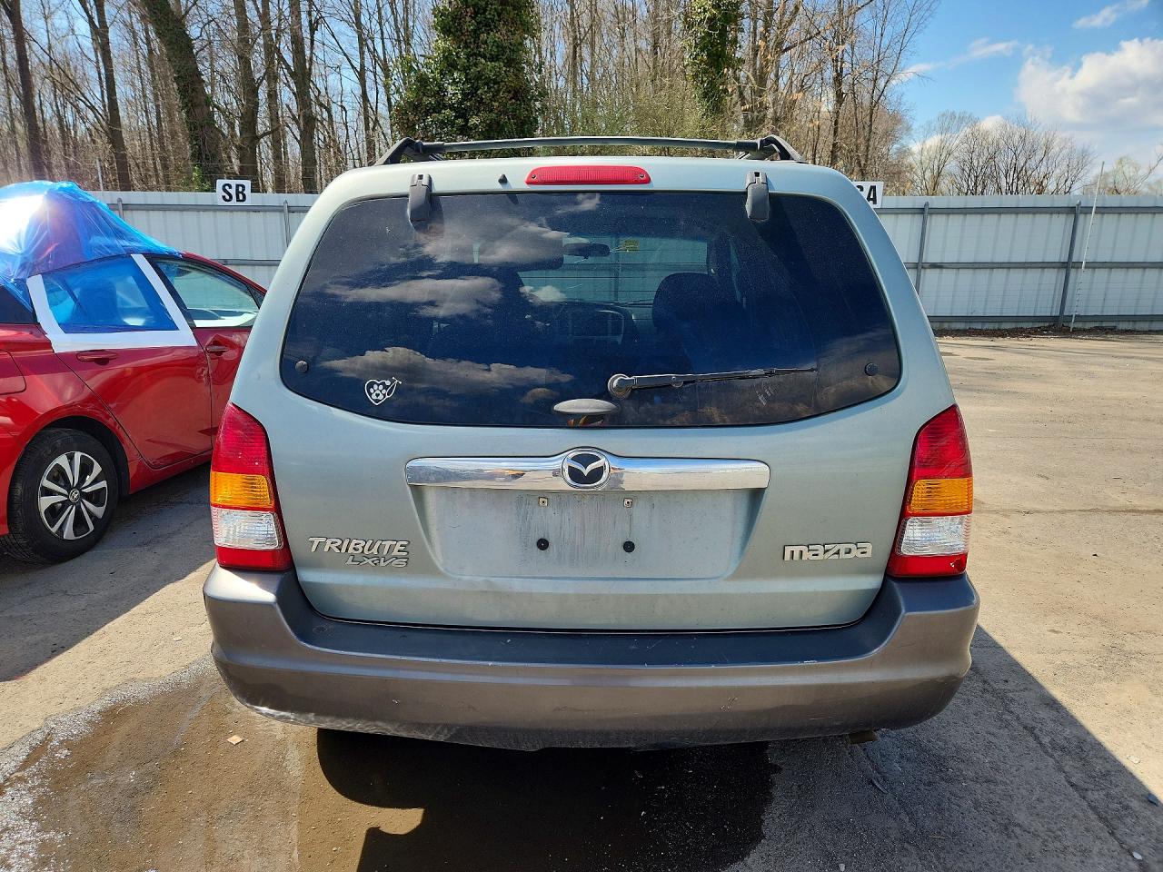 2003 Mazda Tribute Lx Зеленый vin: 4F2YZ94183KM18587