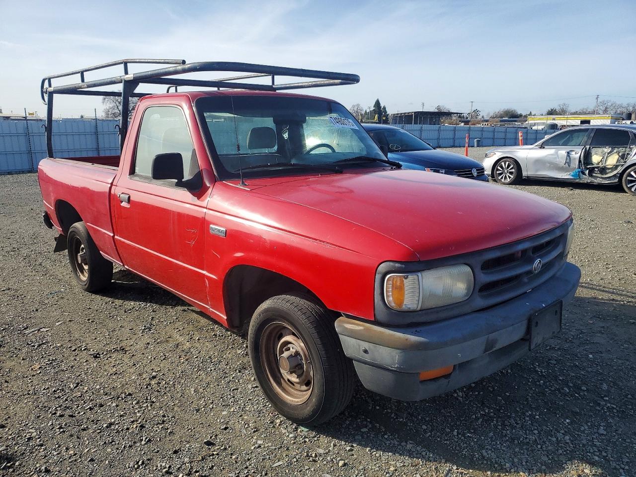 1994 Mazda B2300 Red vin: 4F4CR12A3RTM96199