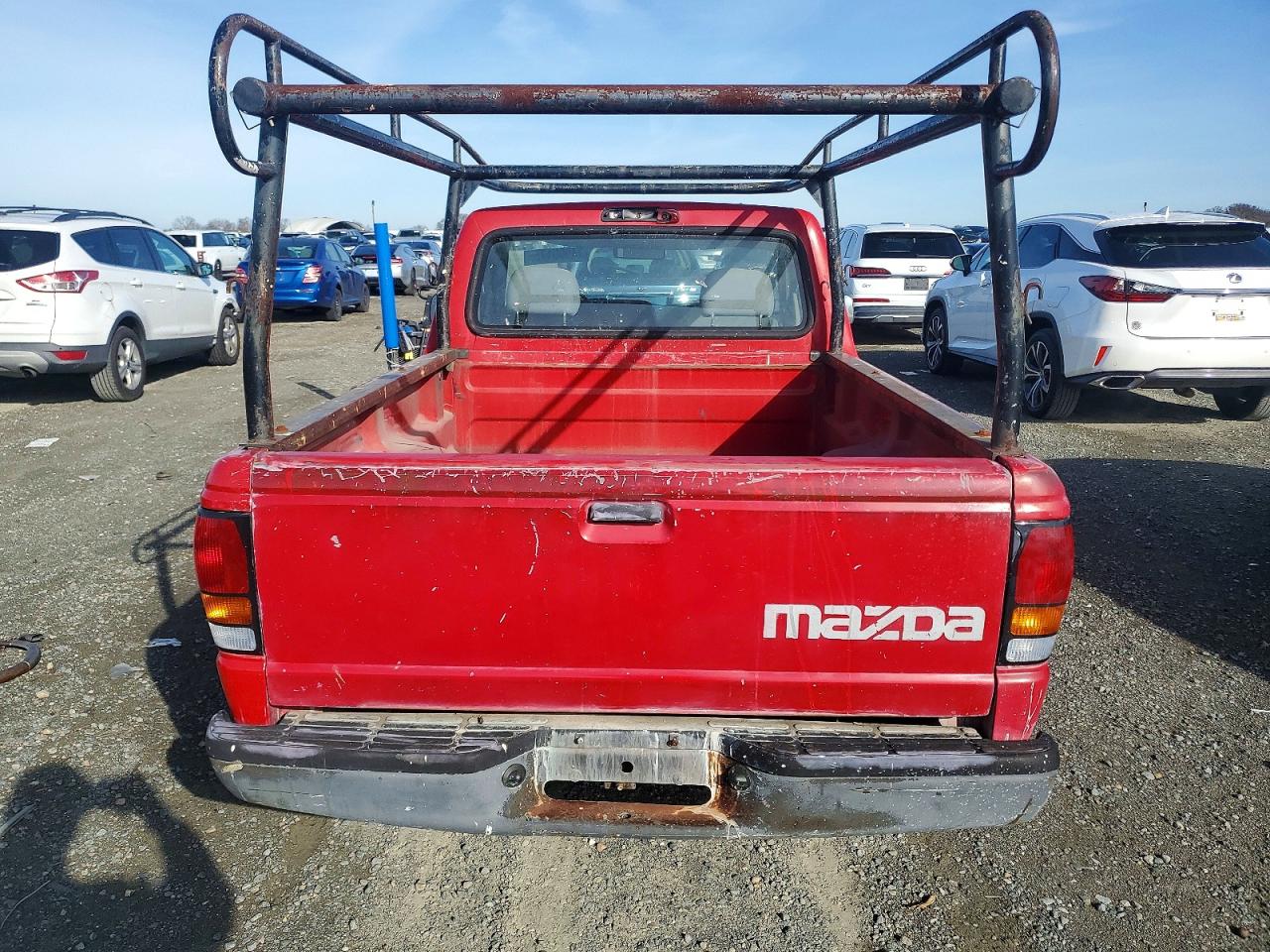 1994 Mazda B2300 Red vin: 4F4CR12A3RTM96199