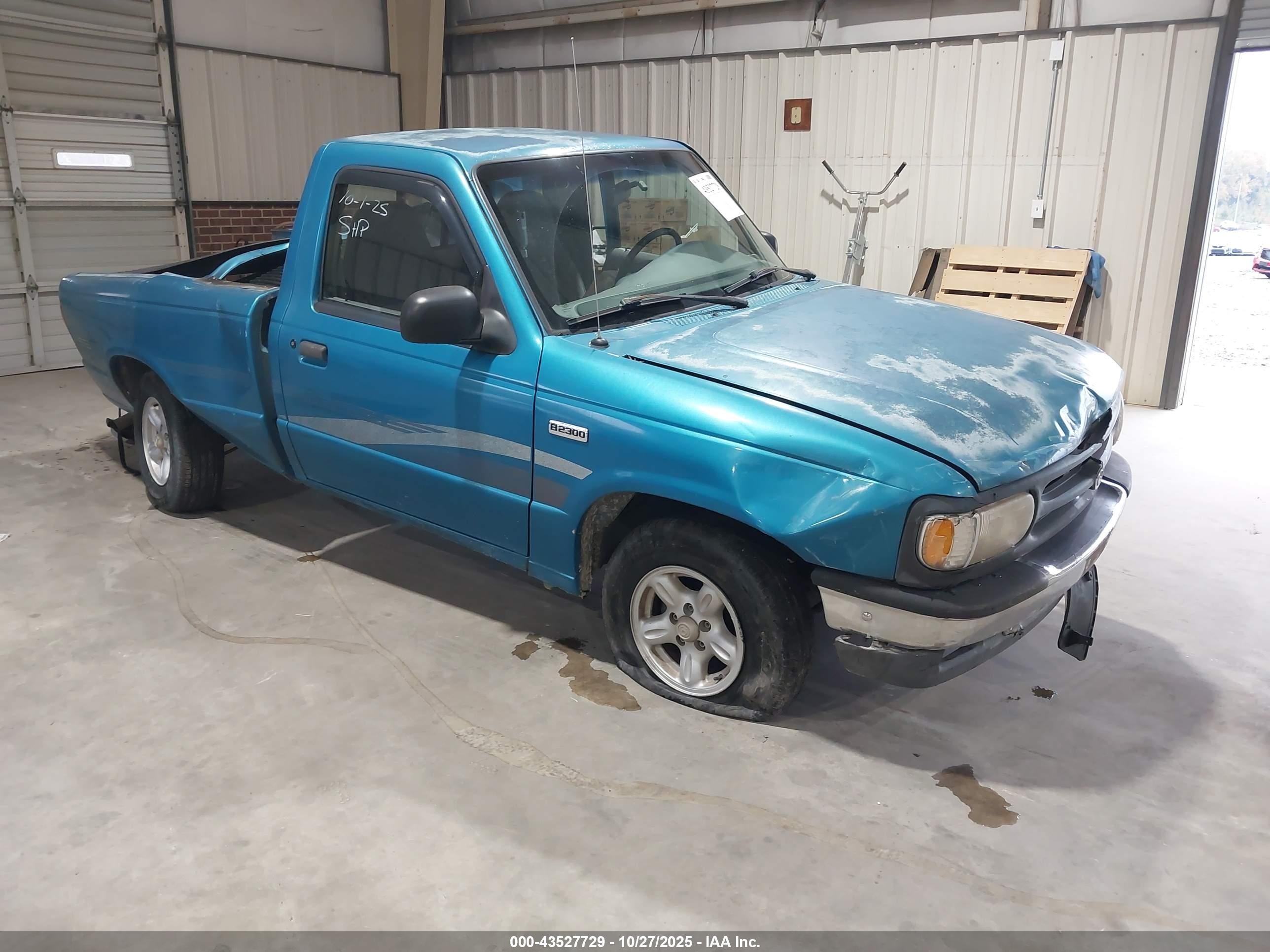 1996 Mazda B2300   Light Blue vin: 4F4CR12A3TTM08498