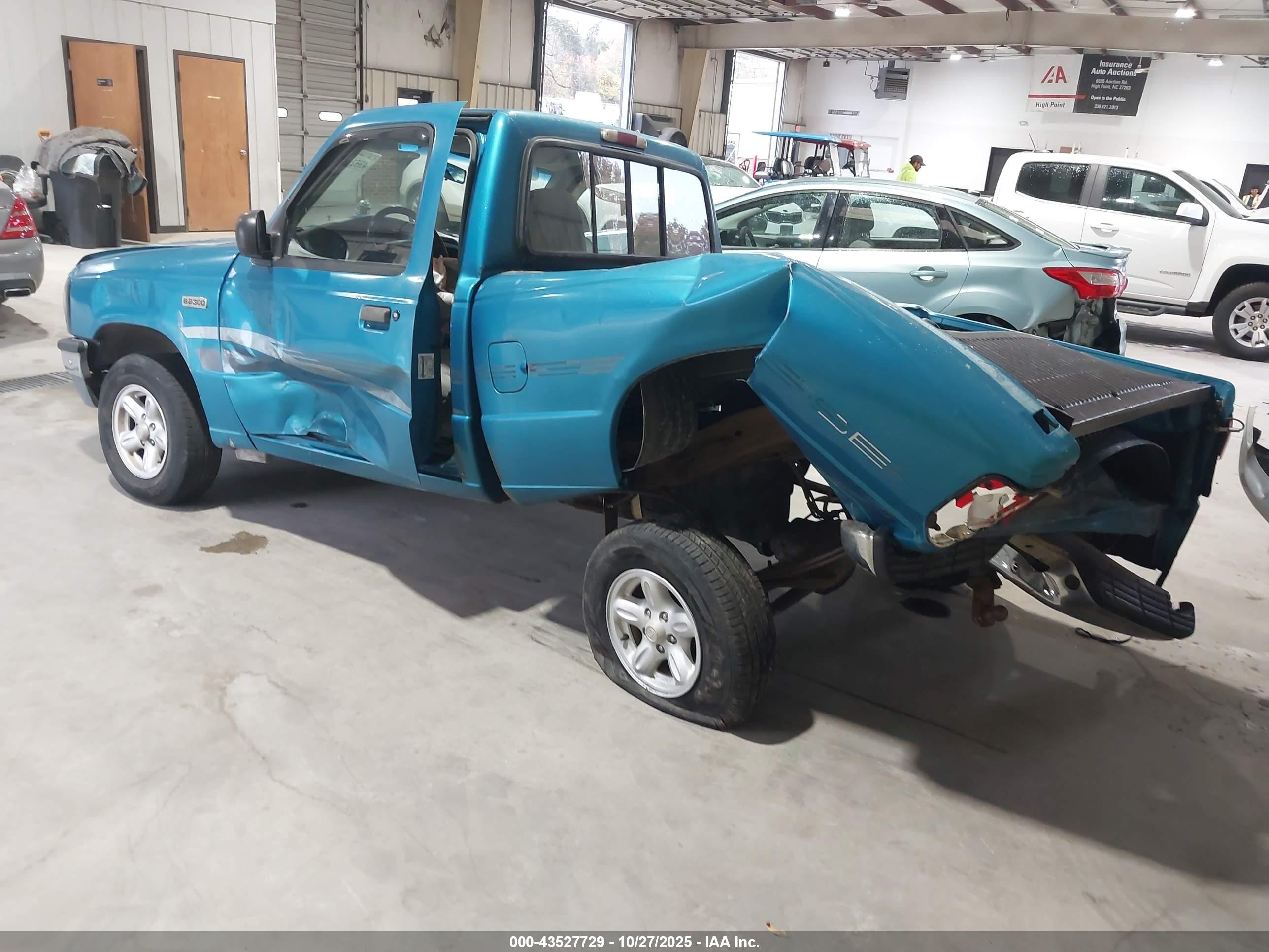 1996 Mazda B2300   Light Blue vin: 4F4CR12A3TTM08498