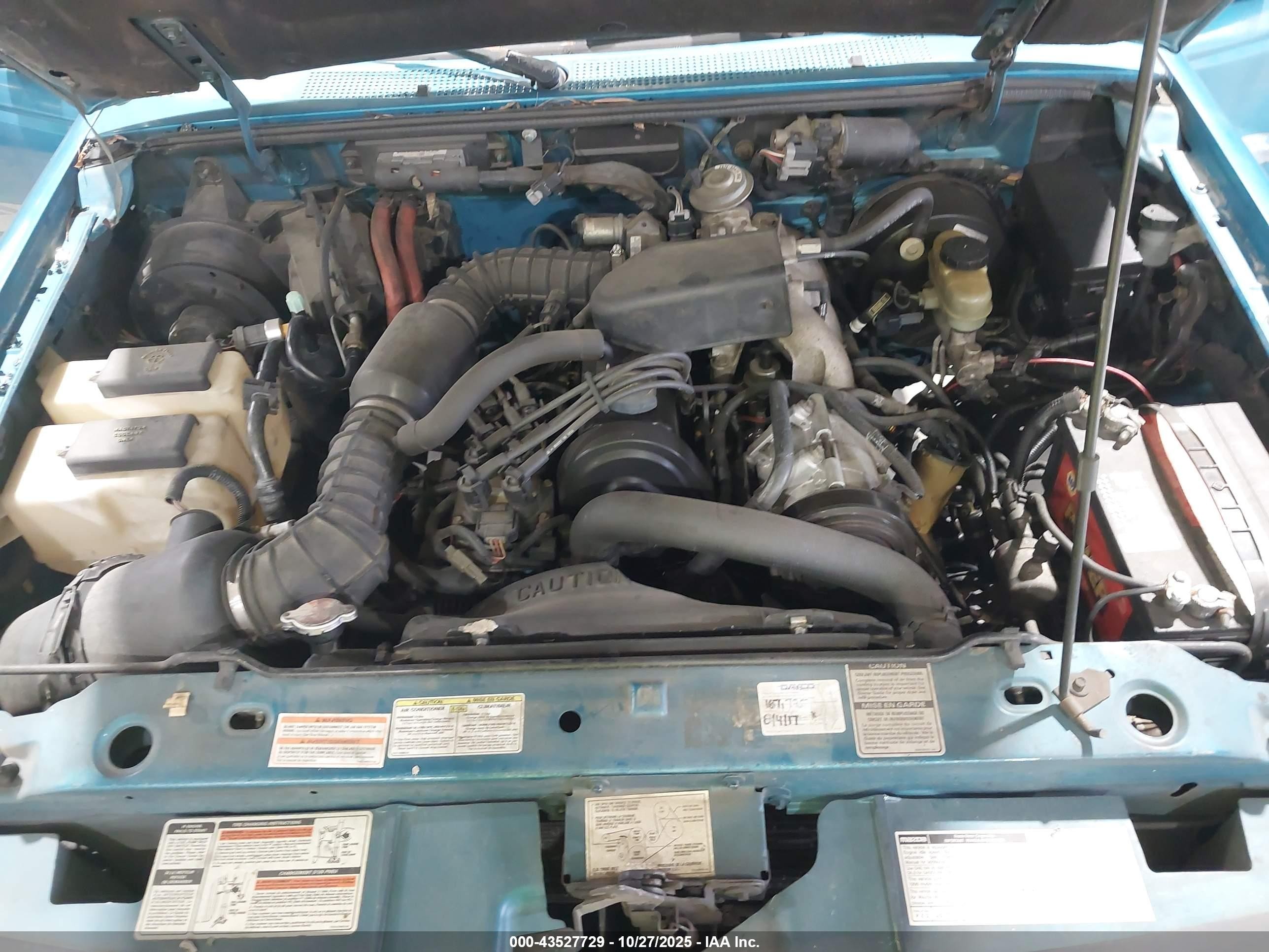1996 Mazda B2300   Light Blue vin: 4F4CR12A3TTM08498