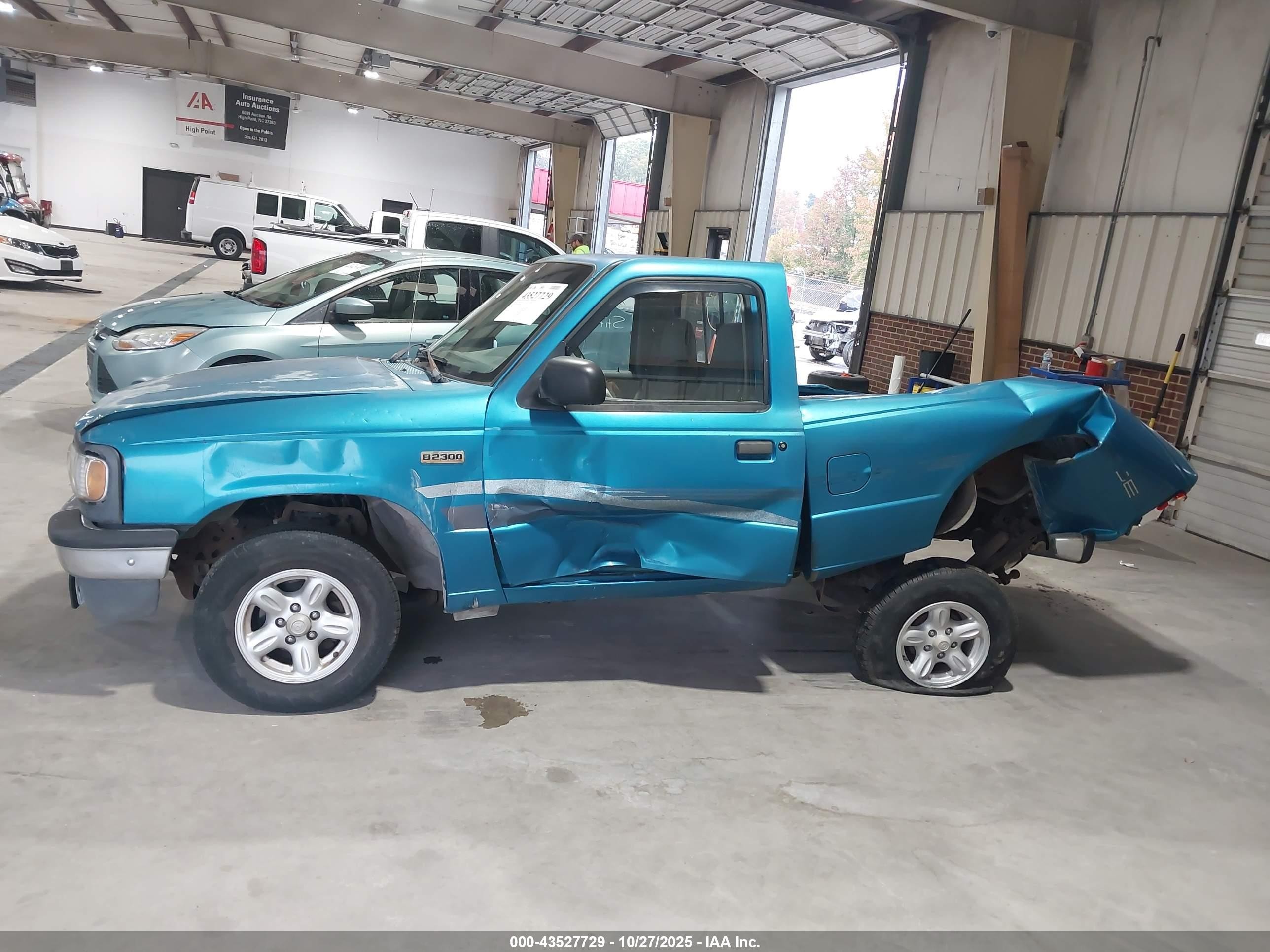 1996 Mazda B2300   Light Blue vin: 4F4CR12A3TTM08498