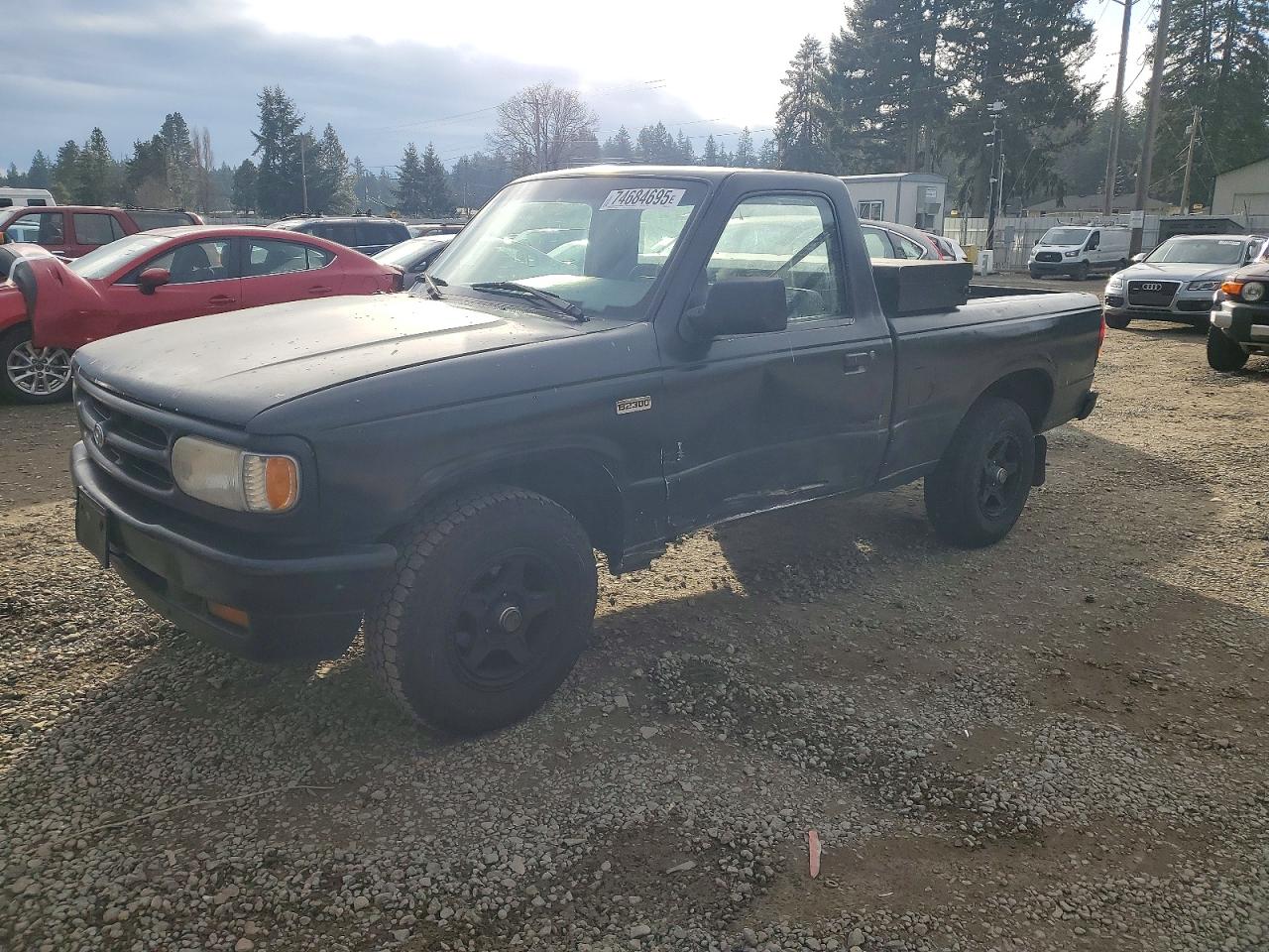 1994 Mazda B2300 Черный vin: 4F4CR12A4RTM19311