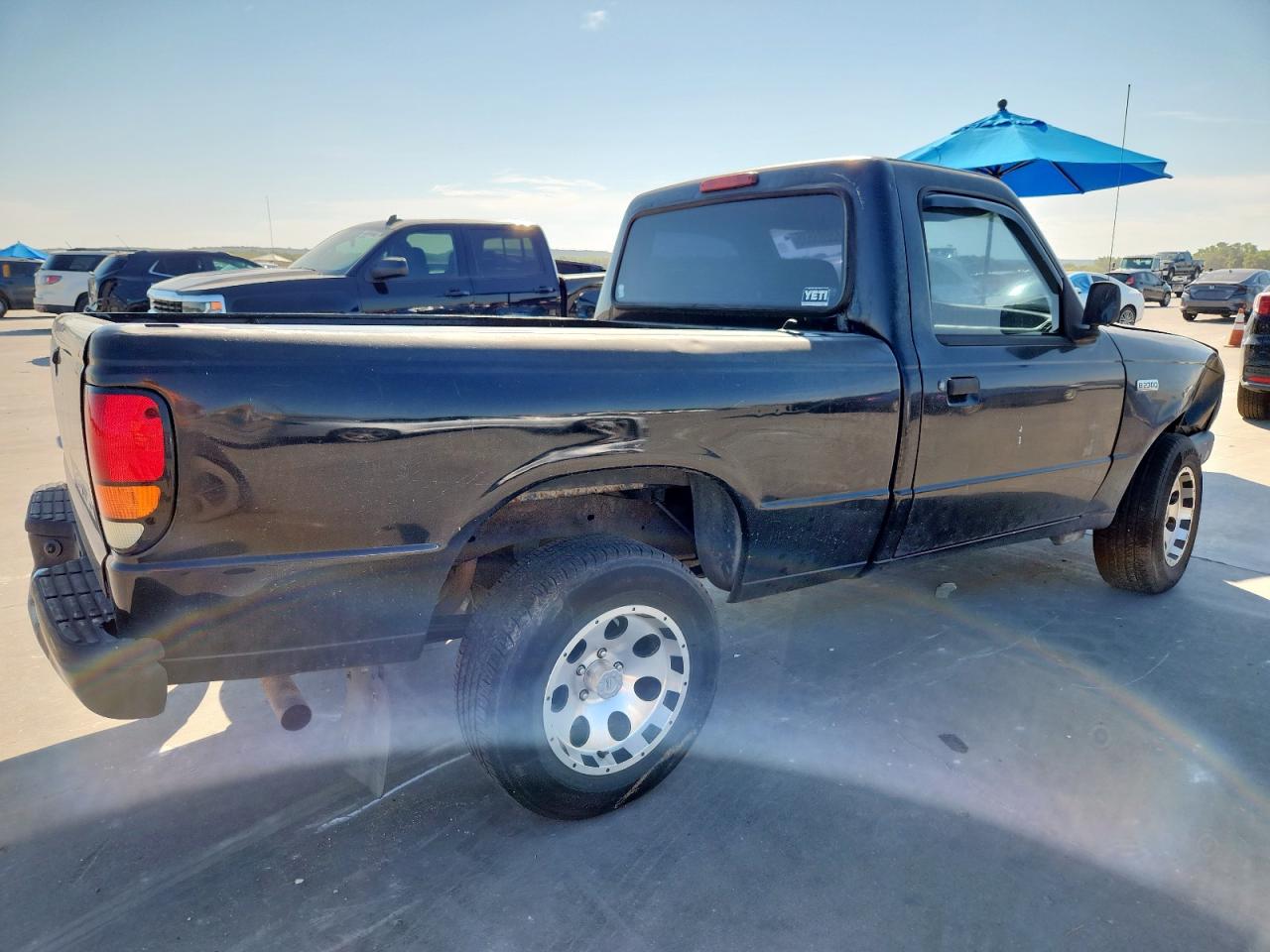 1994 Mazda B2300 Black vin: 4F4CR12A4RTM80349