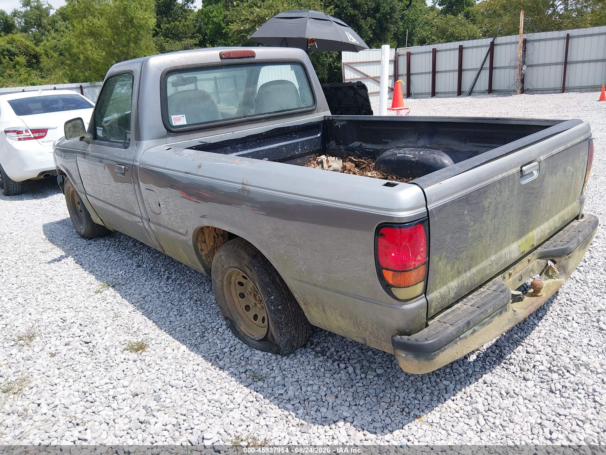 1996 Mazda B2300   Gray vin: 4F4CR12A4TTM19431