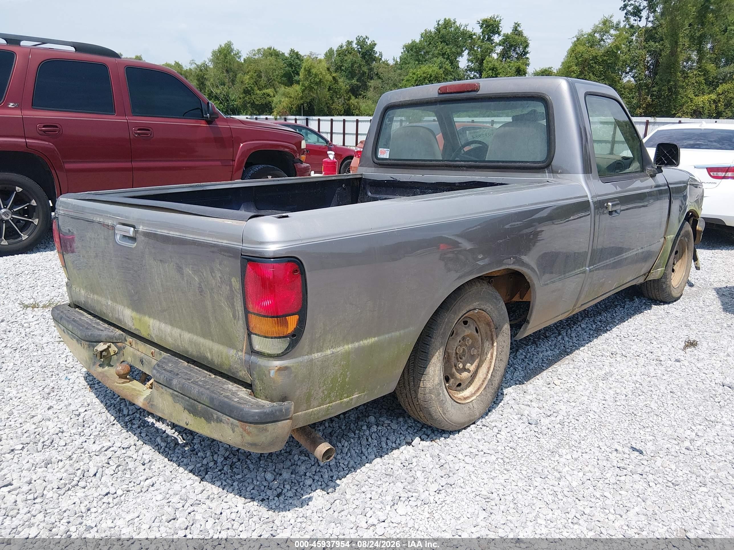 1996 Mazda B2300   Gray vin: 4F4CR12A4TTM19431