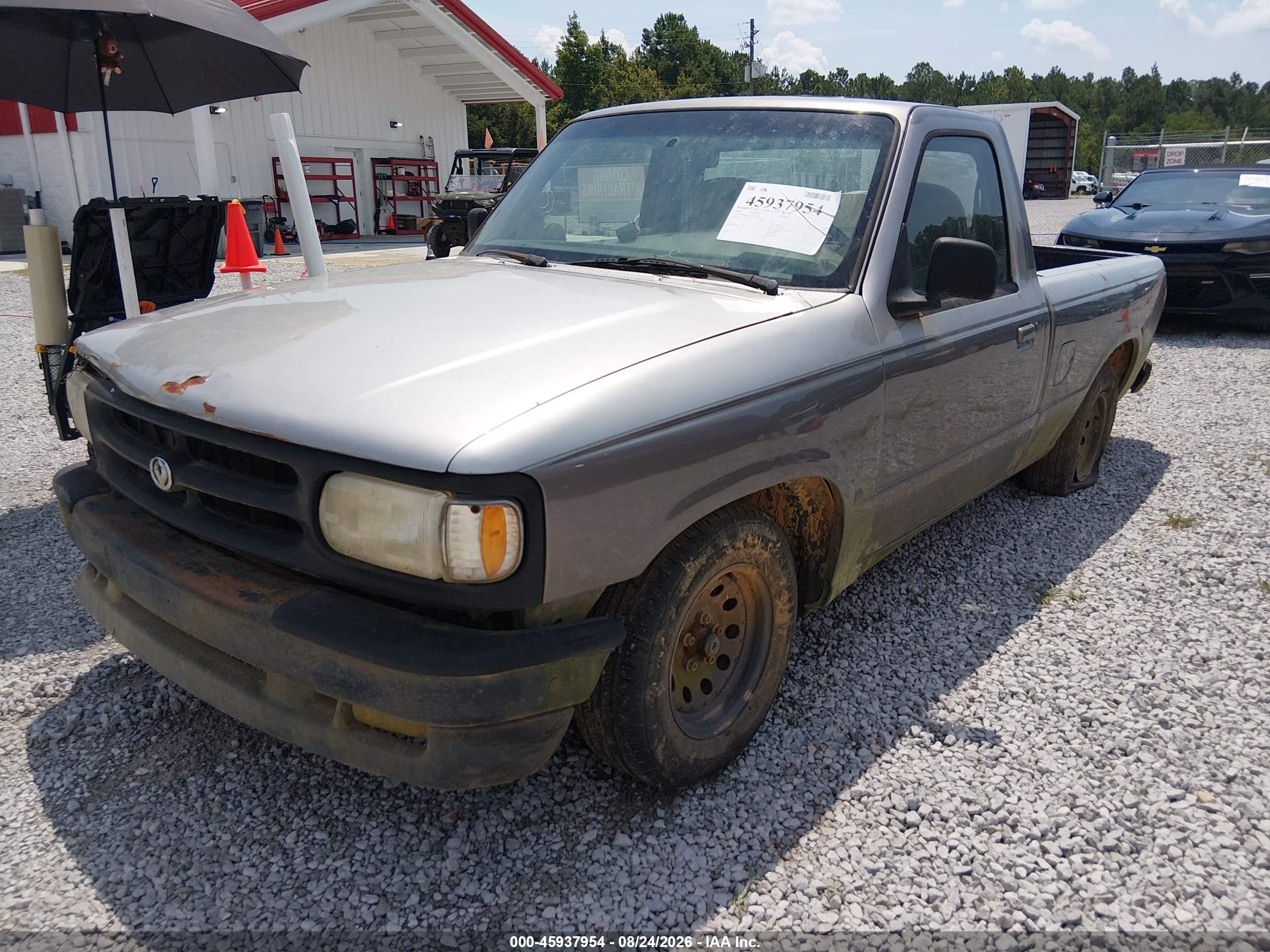 1996 Mazda B2300   Gray vin: 4F4CR12A4TTM19431