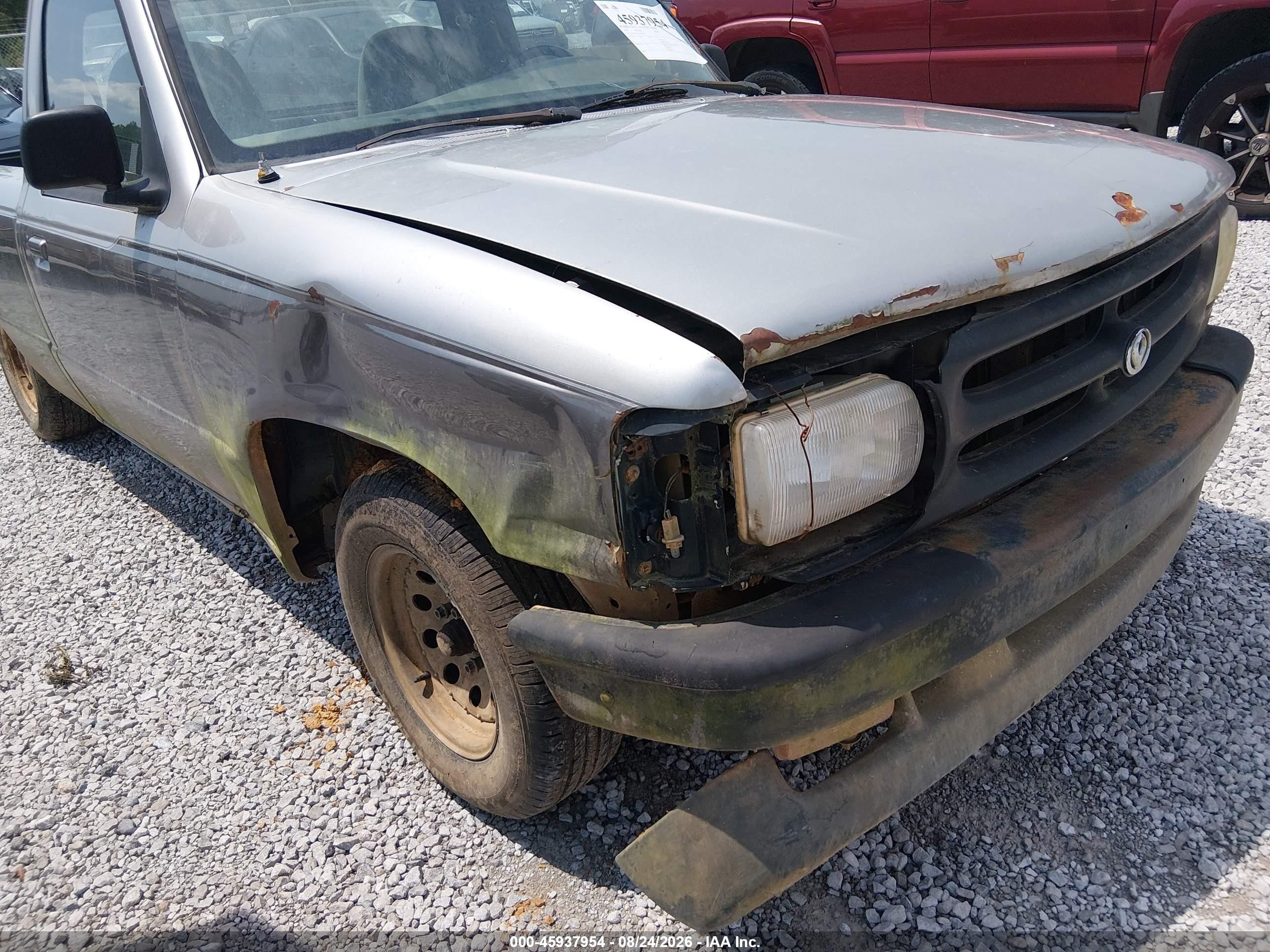 1996 Mazda B2300   Gray vin: 4F4CR12A4TTM19431