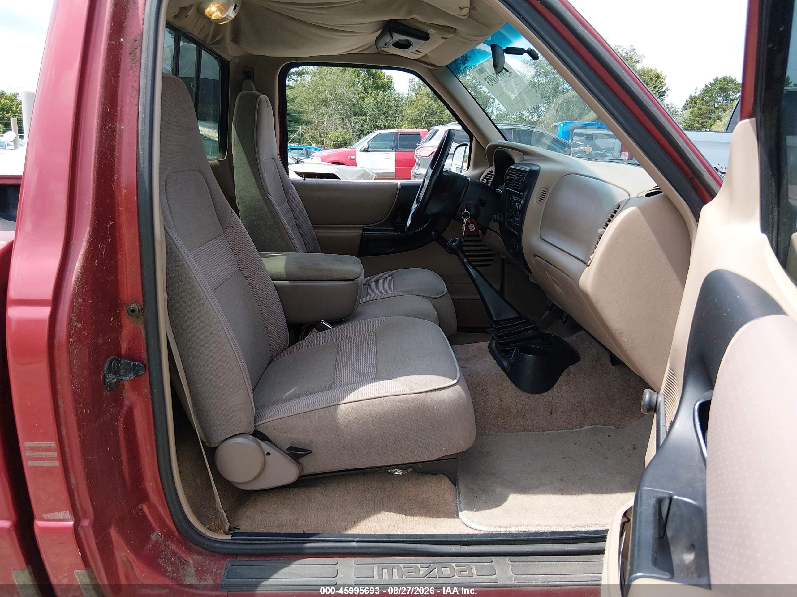 1997 Mazda B2300 Se Бордовый vin: 4F4CR12A4VTM03961