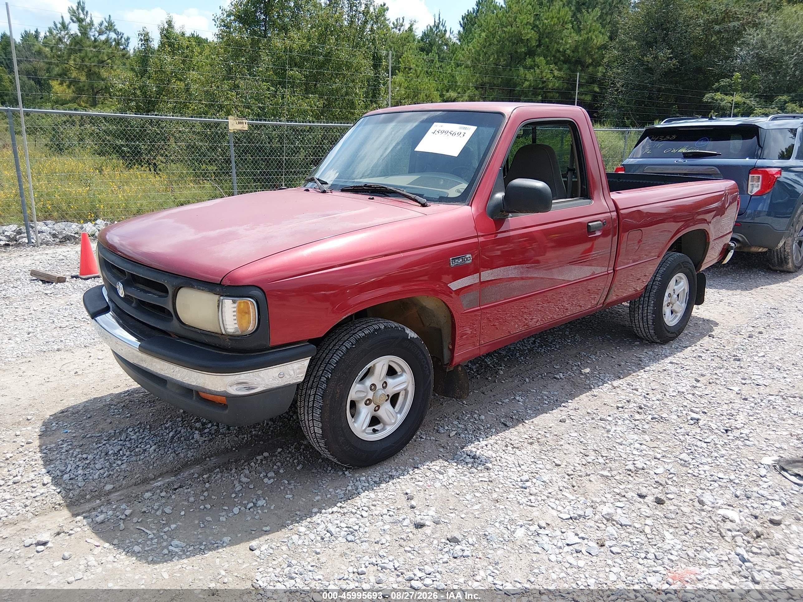 1997 Mazda B2300 Se Бордовый vin: 4F4CR12A4VTM03961