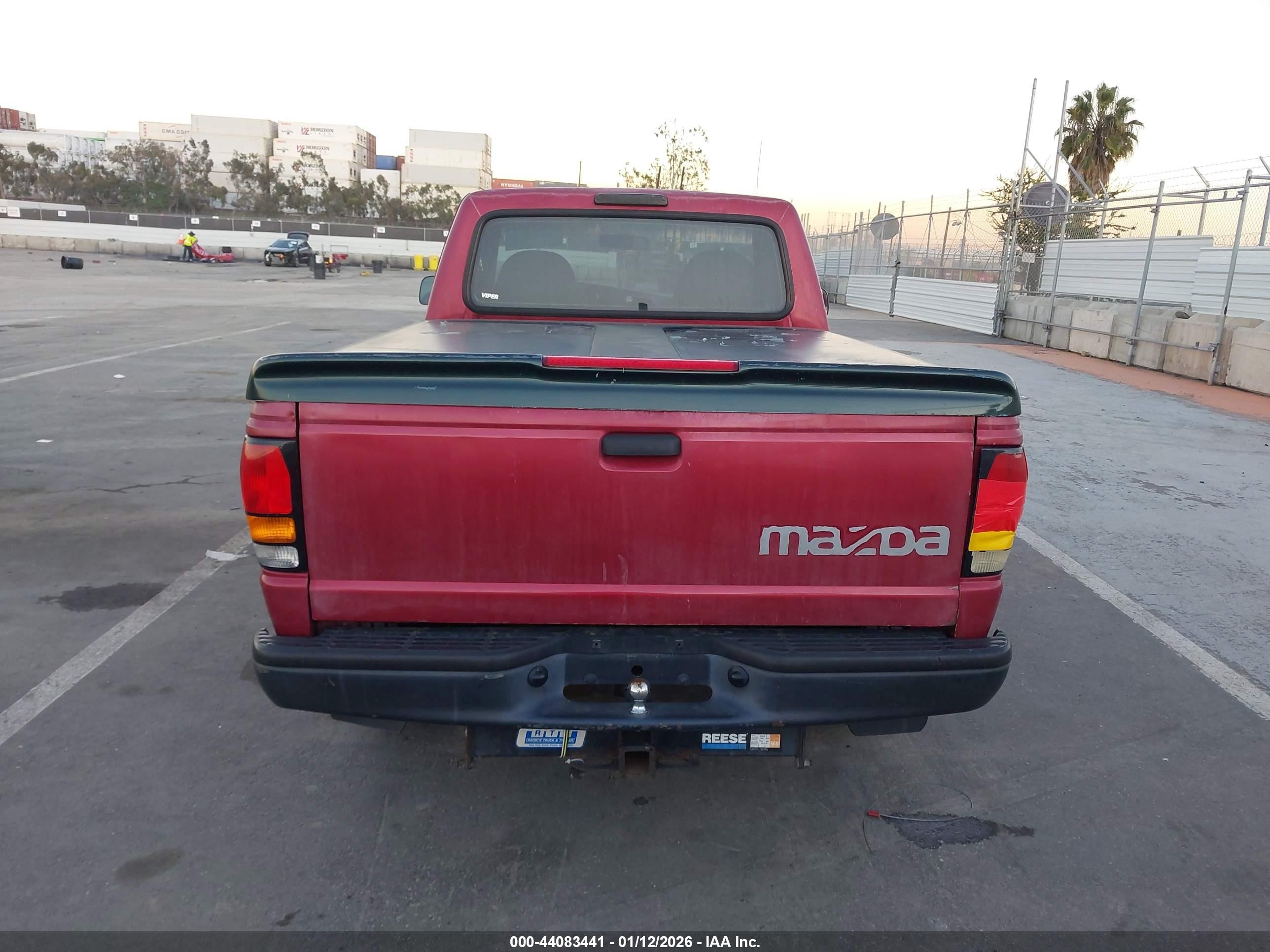 1996 Mazda B2300   Burgundy vin: 4F4CR12A6TTM24971