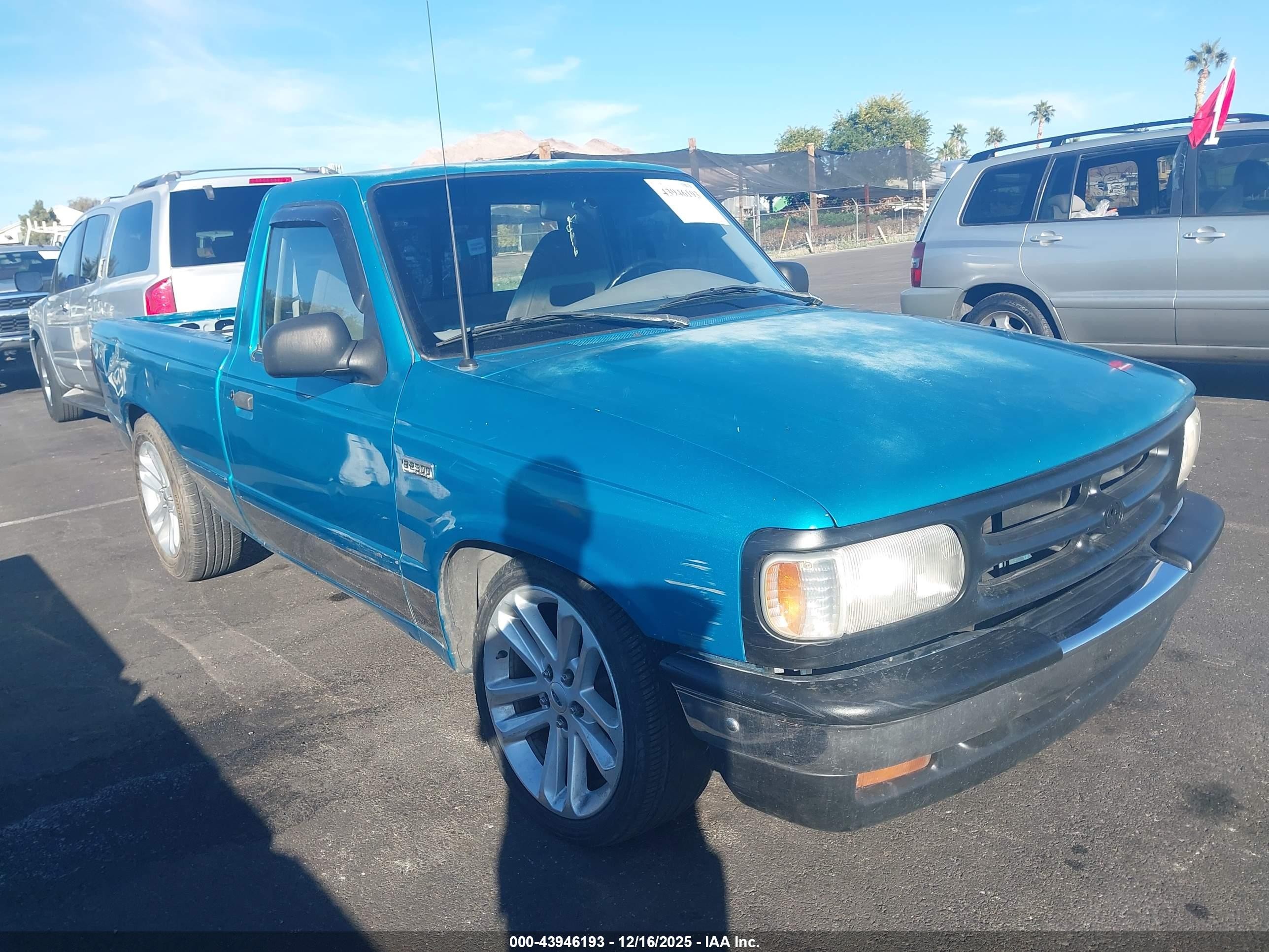 1996 Mazda B2300   Blue vin: 4F4CR12A6TTM48879