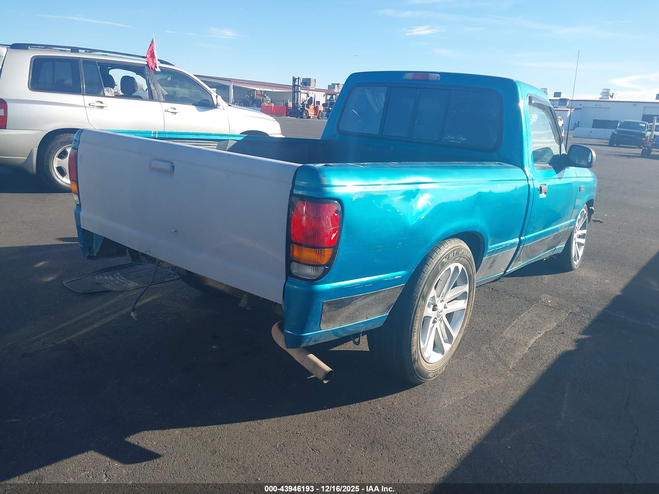 1996 Mazda B2300   Blue vin: 4F4CR12A6TTM48879