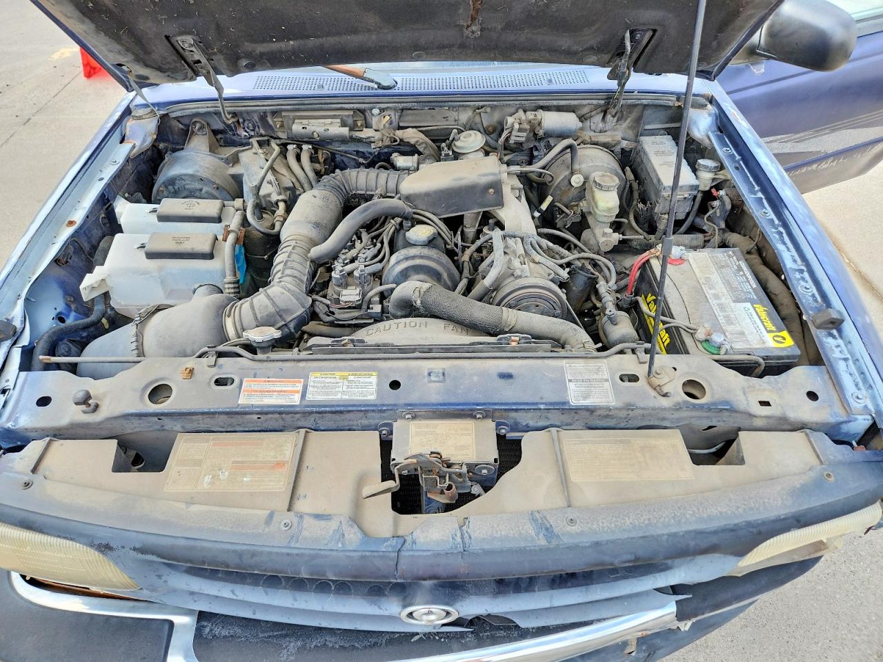 1996 Mazda B2300 Blue vin: 4F4CR12A7TTM18662