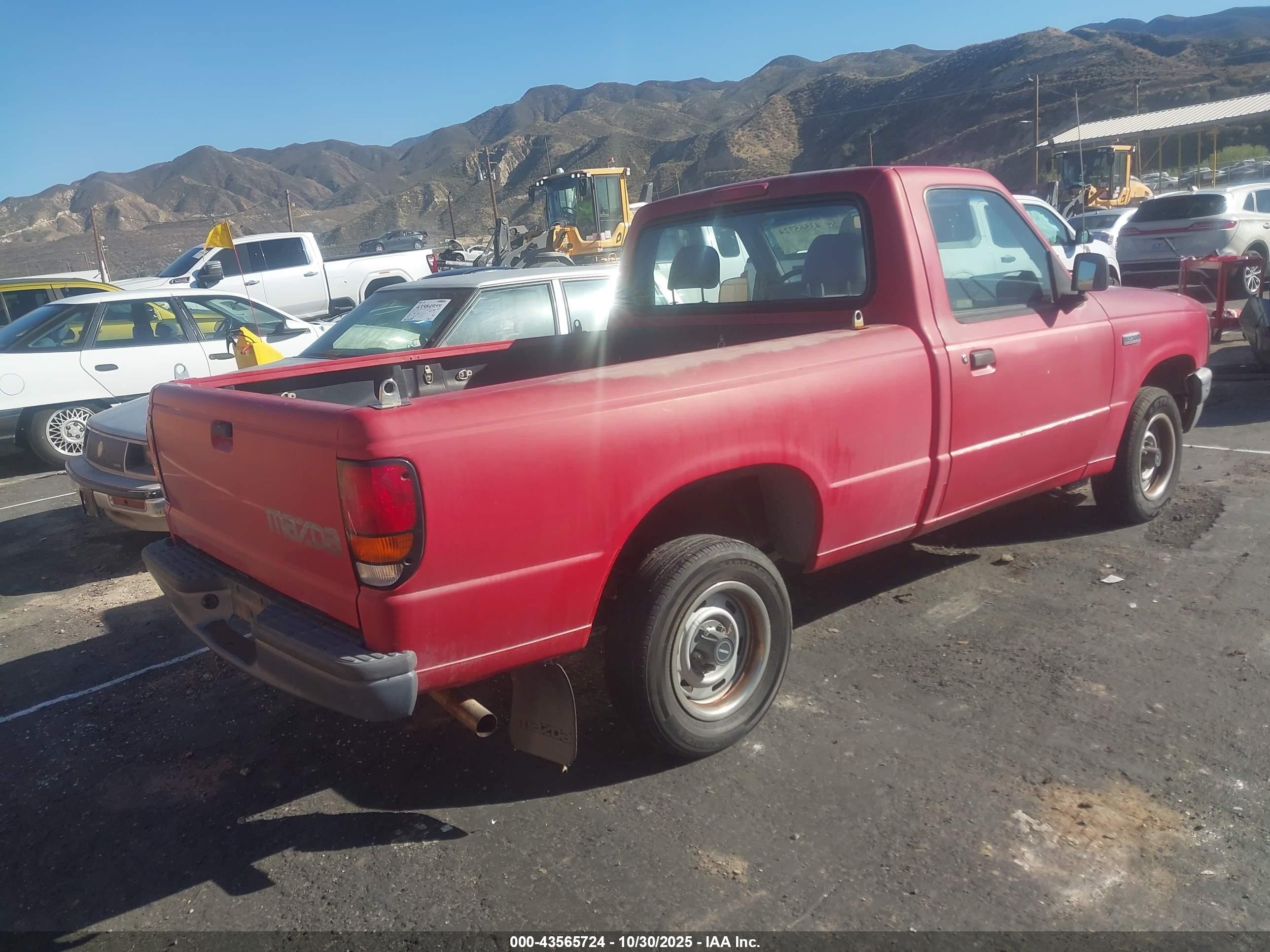 1994 Mazda B2300   Красный vin: 4F4CR12A9RTM25072