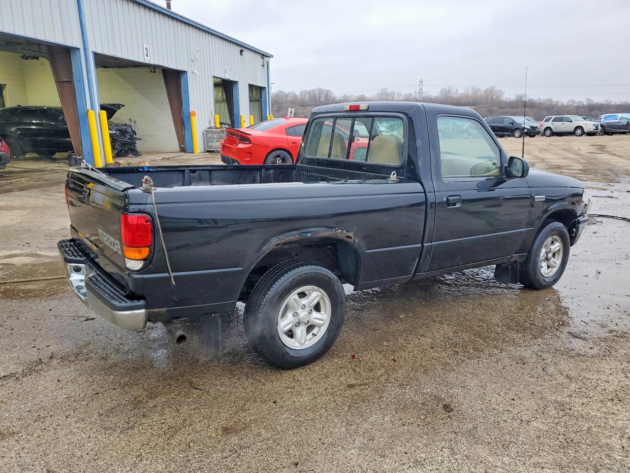 1996 Mazda B2300 Black vin: 4F4CR12AXTTM37237