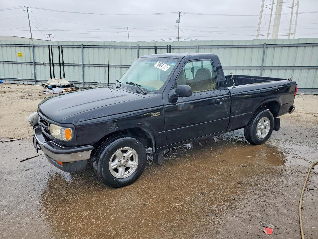 1996 Mazda B2300 Black vin: 4F4CR12AXTTM37237